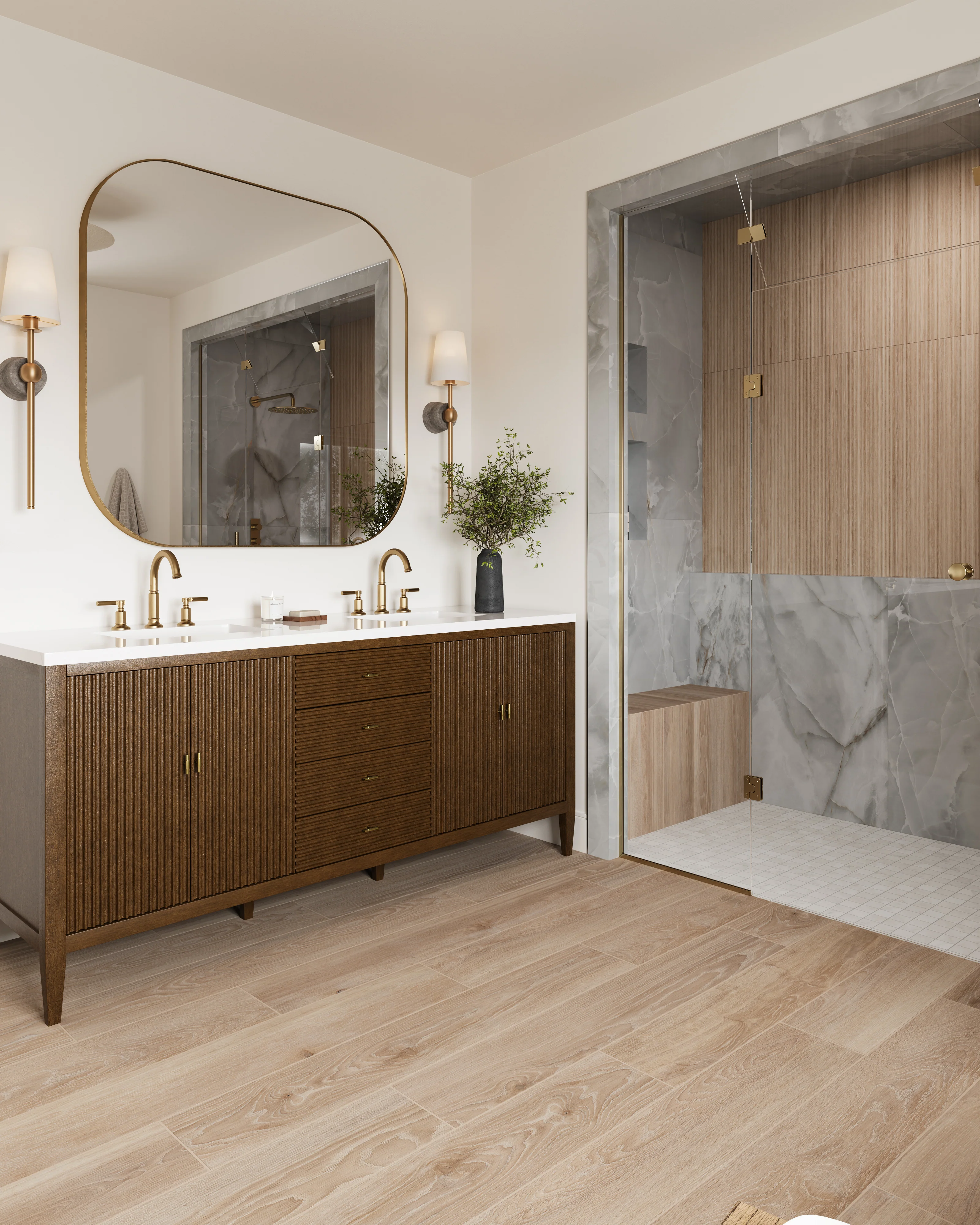 Jameson 12 x 36 Matte Ceramic Tile in Camel - Image 10