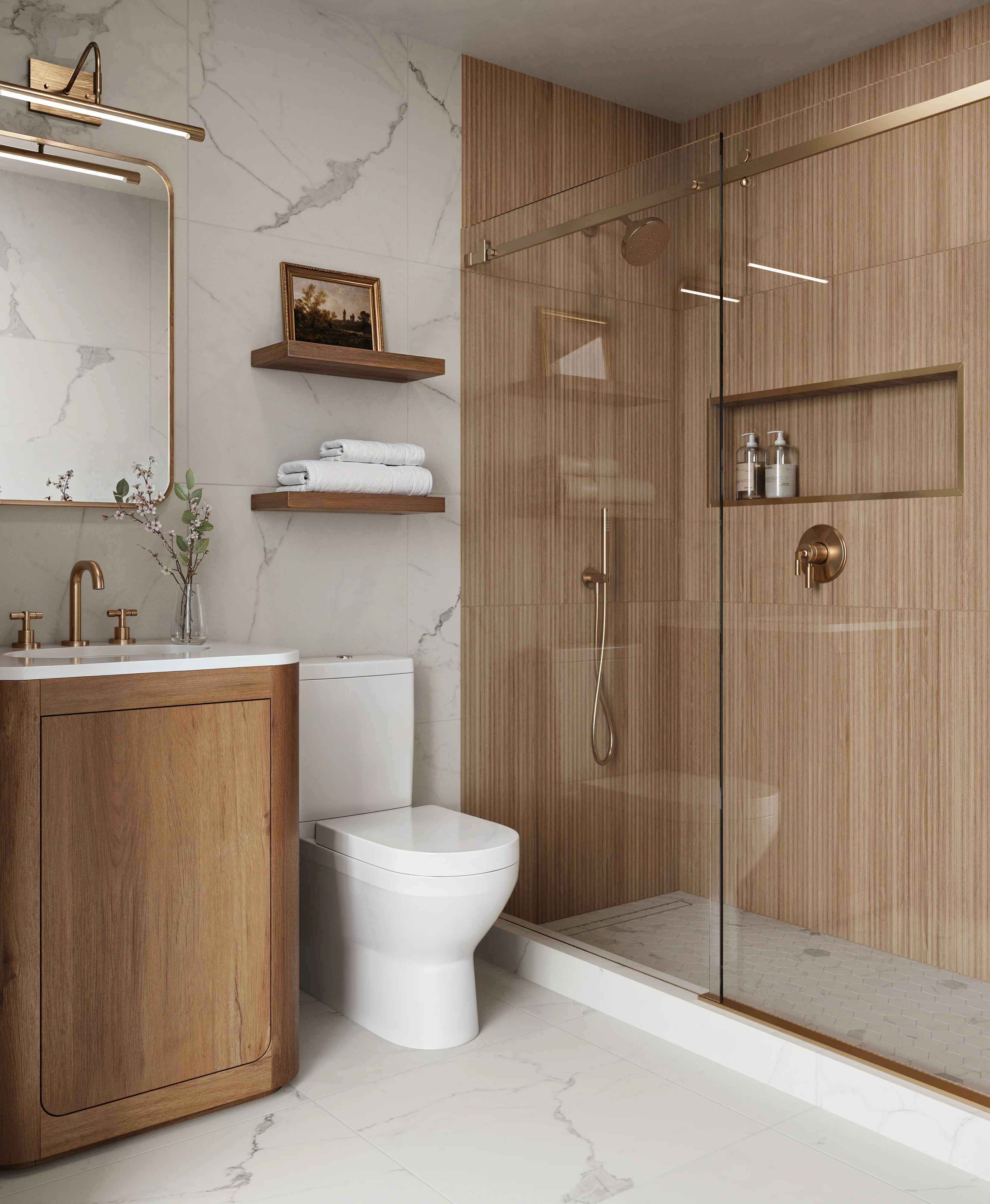Jameson 12 x 36 Matte Ceramic Tile in Camel - Image 9