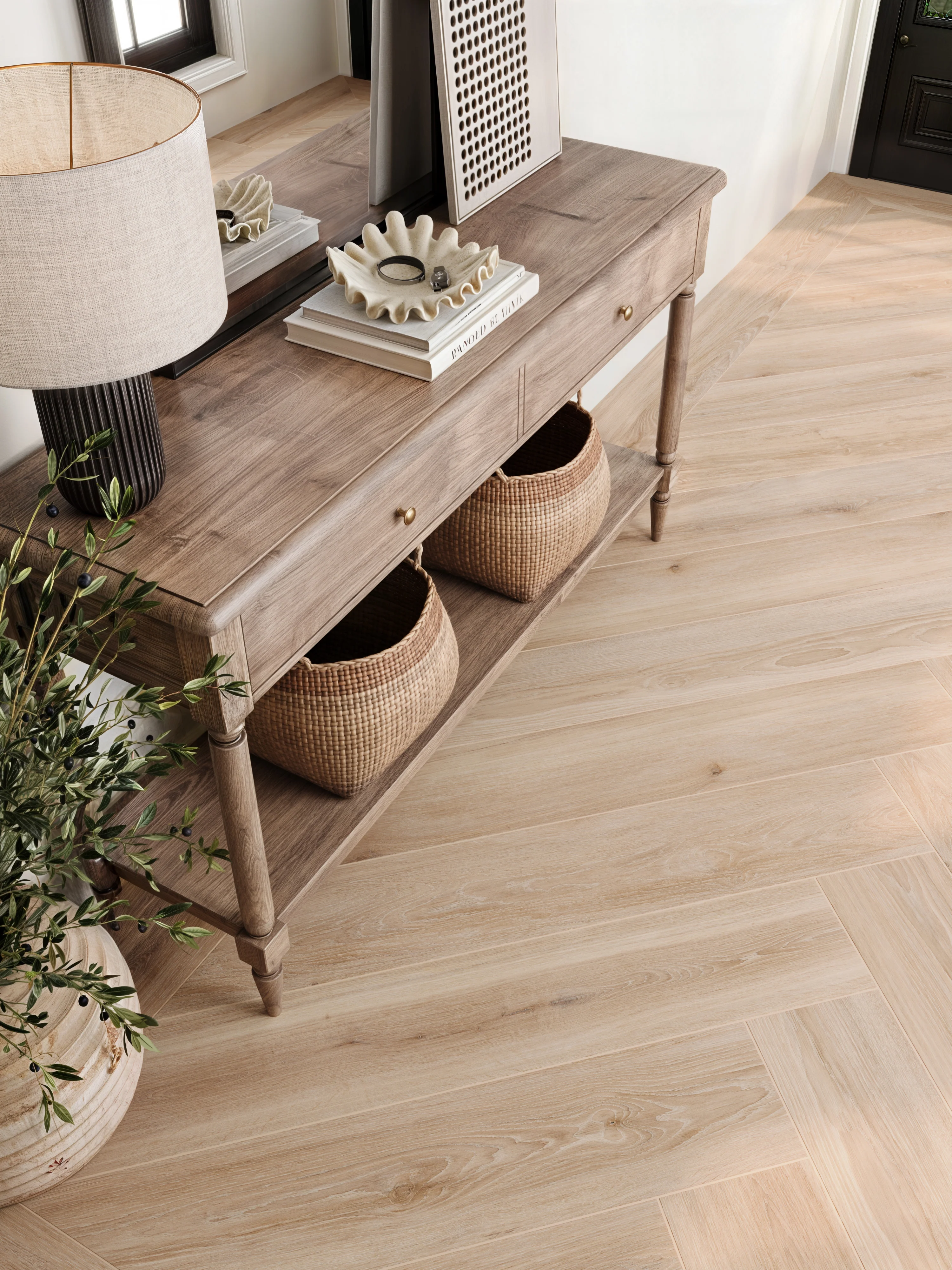 Jameson 8 x 48 Matte Porcelain Tile in Camel - Image 16