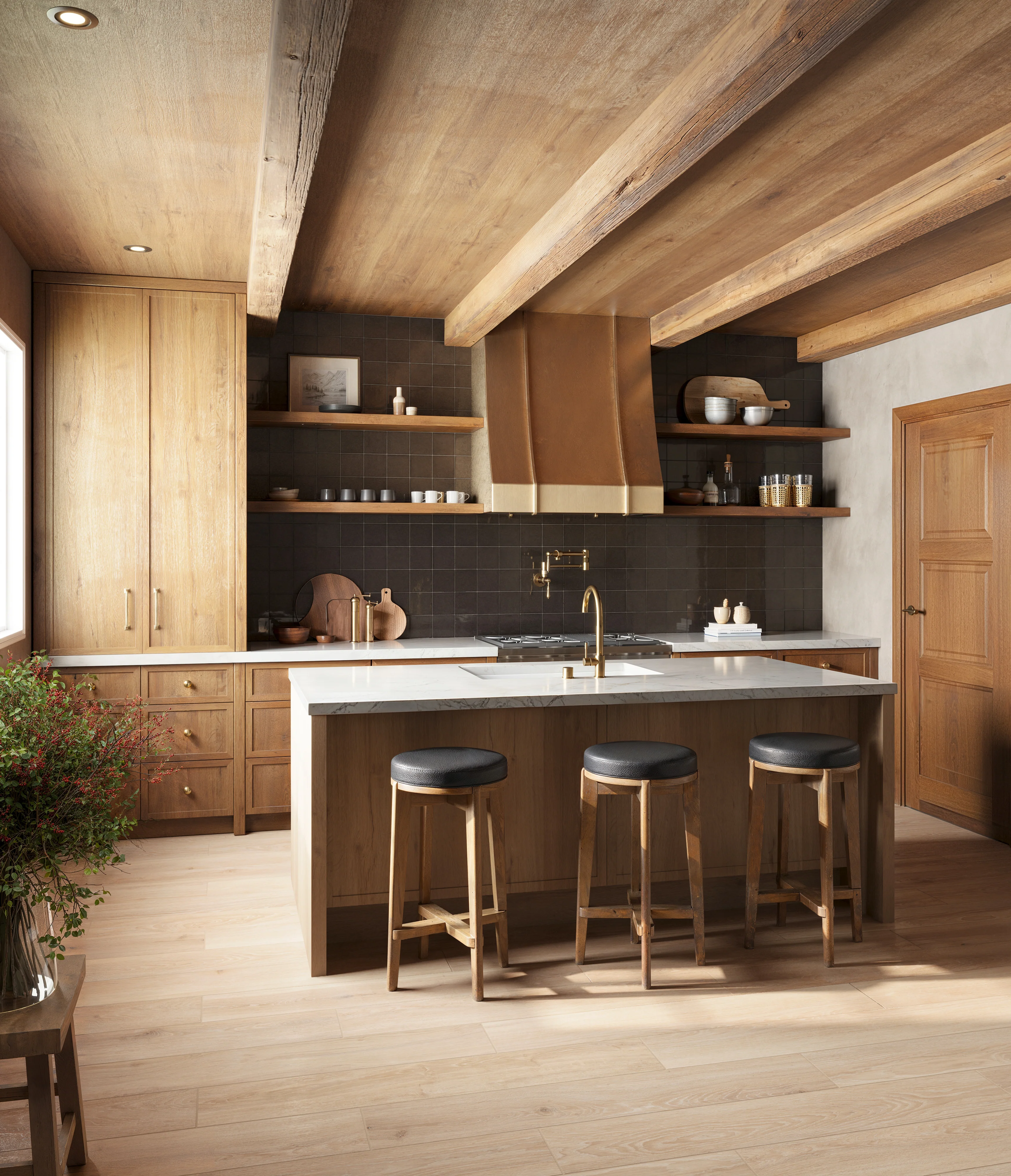 Jameson 8 x 48 Matte Porcelain Tile in Camel - Image 21