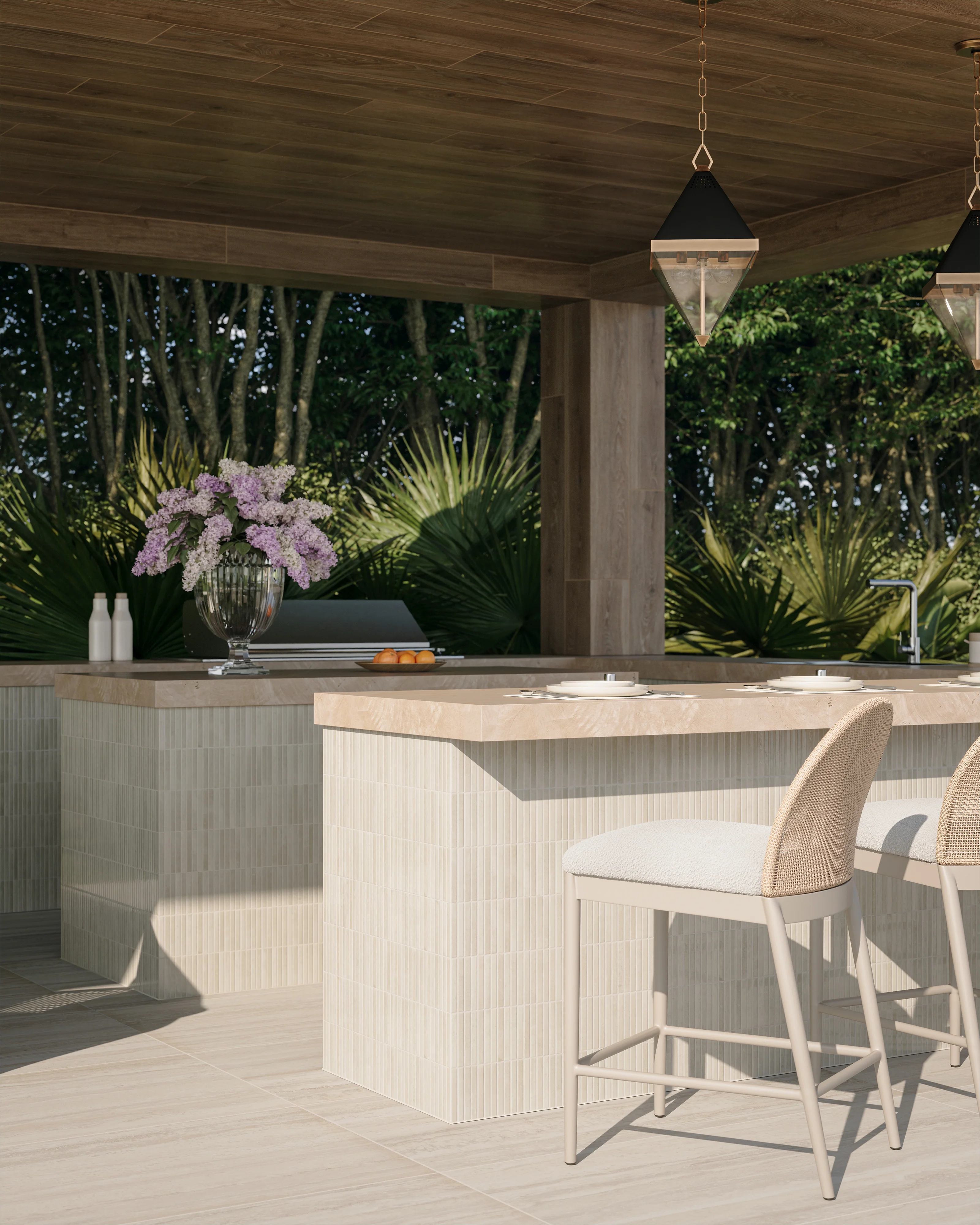 Jameson 8 x 48 Matte Porcelain Tile in Camel - Image 42