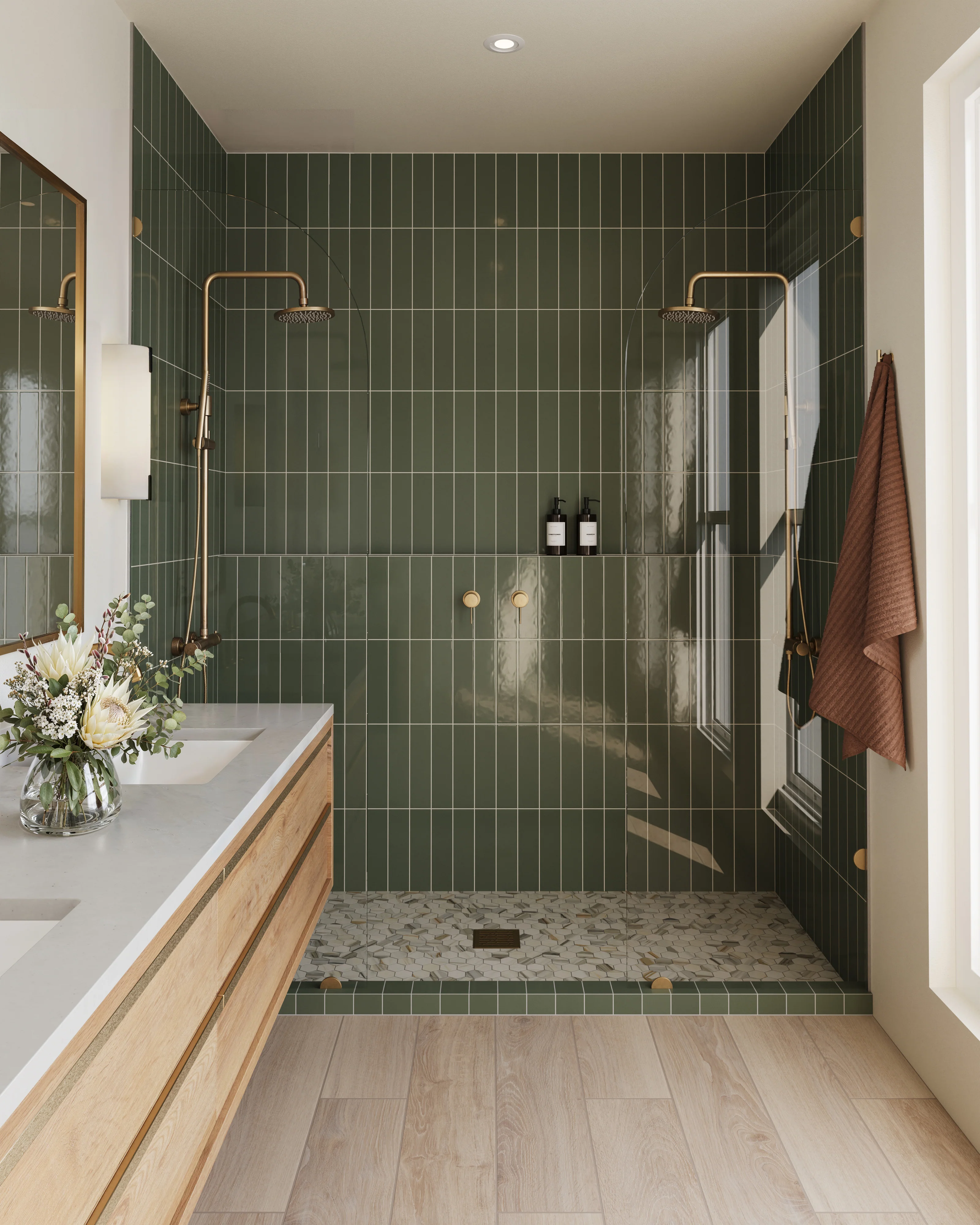 Jameson 8 x 48 Matte Porcelain Tile in Latte - Image 15