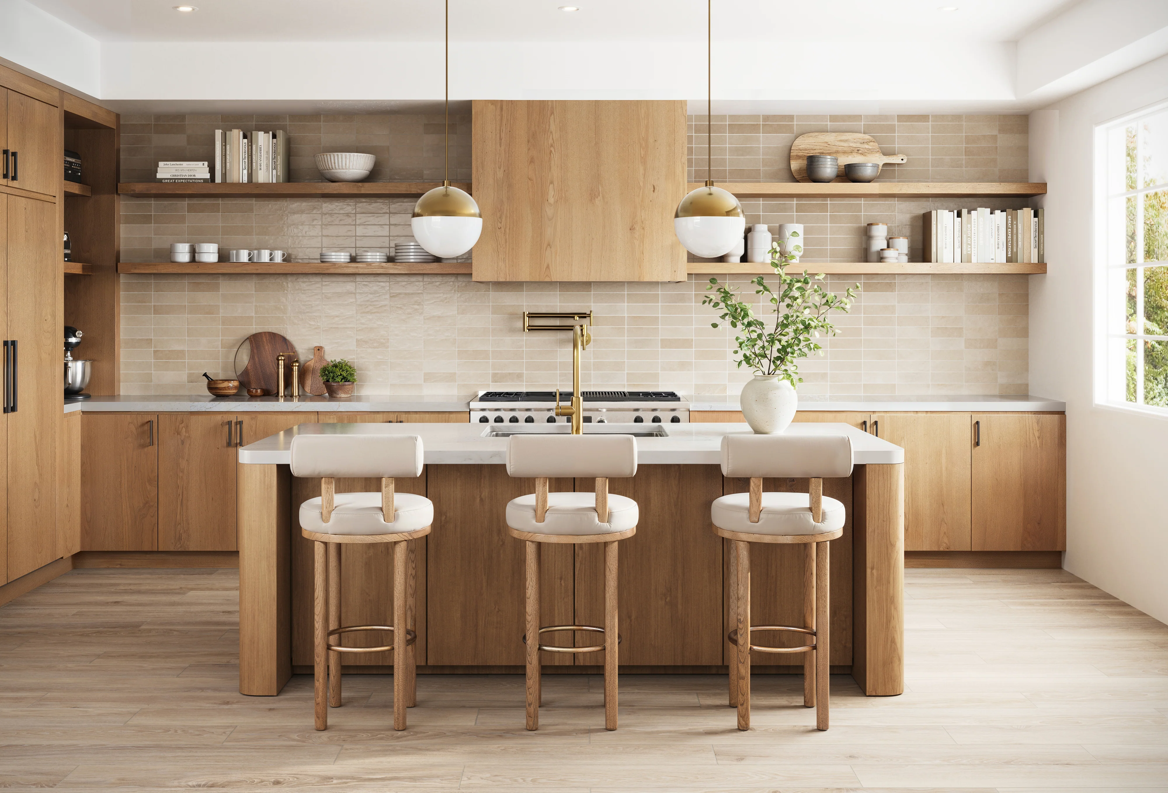 Jameson 8 x 48 Matte Porcelain Tile in Latte - Image 17