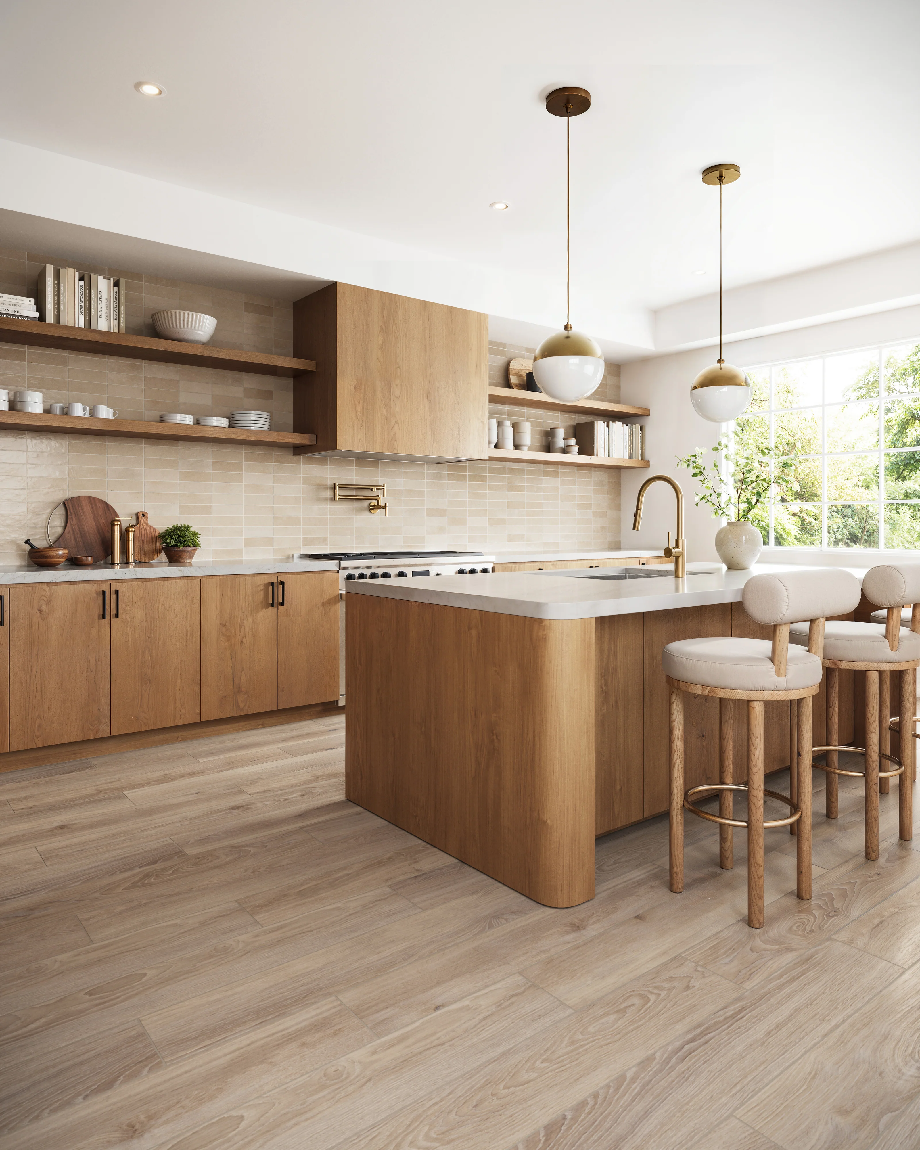 Jameson 8 x 48 Matte Porcelain Tile in Latte - Image 18