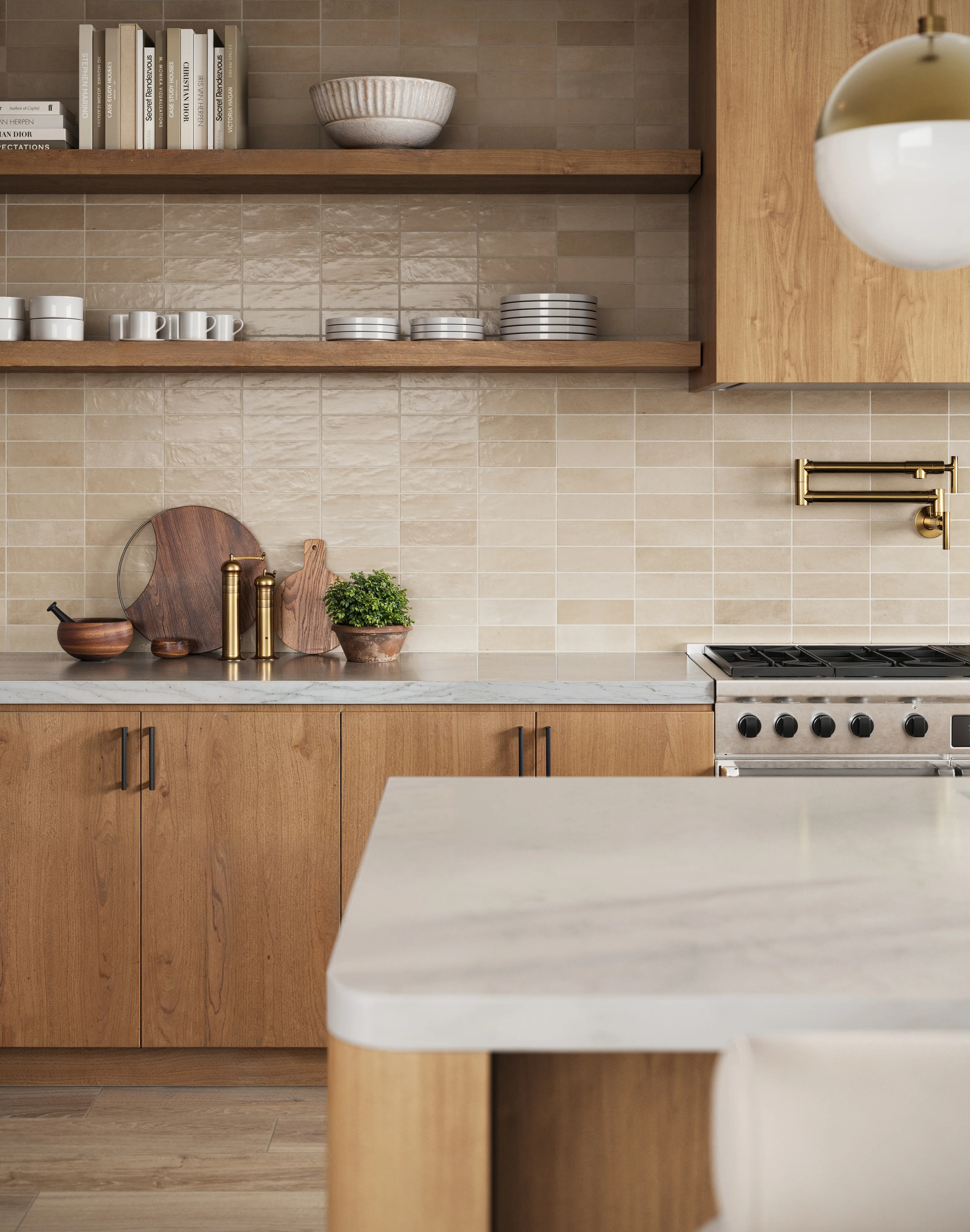 Jameson 8 x 48 Matte Porcelain Tile in Latte - Image 19