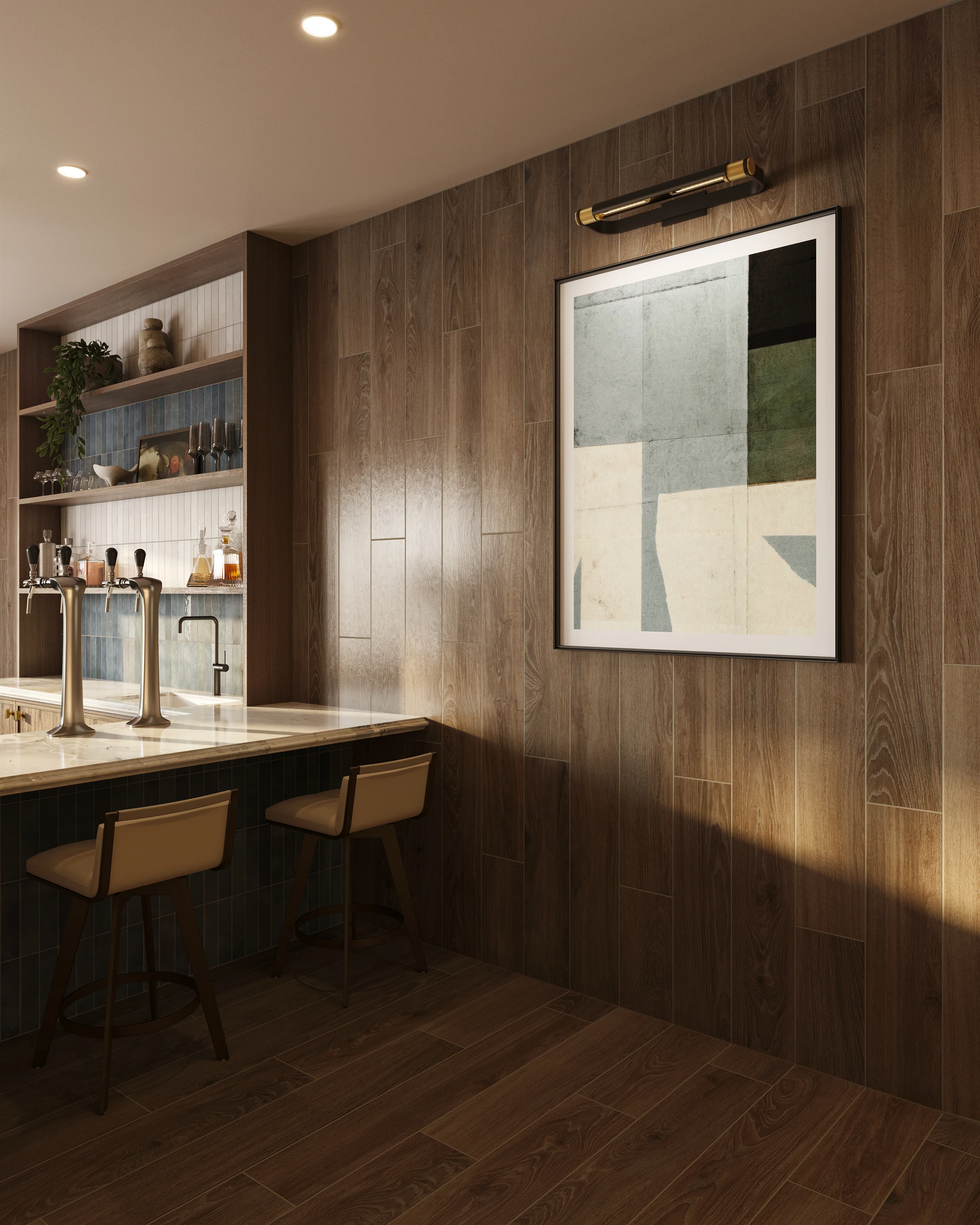 Jameson 8 x 48 Matte Porcelain Tile in Umber - Image 27