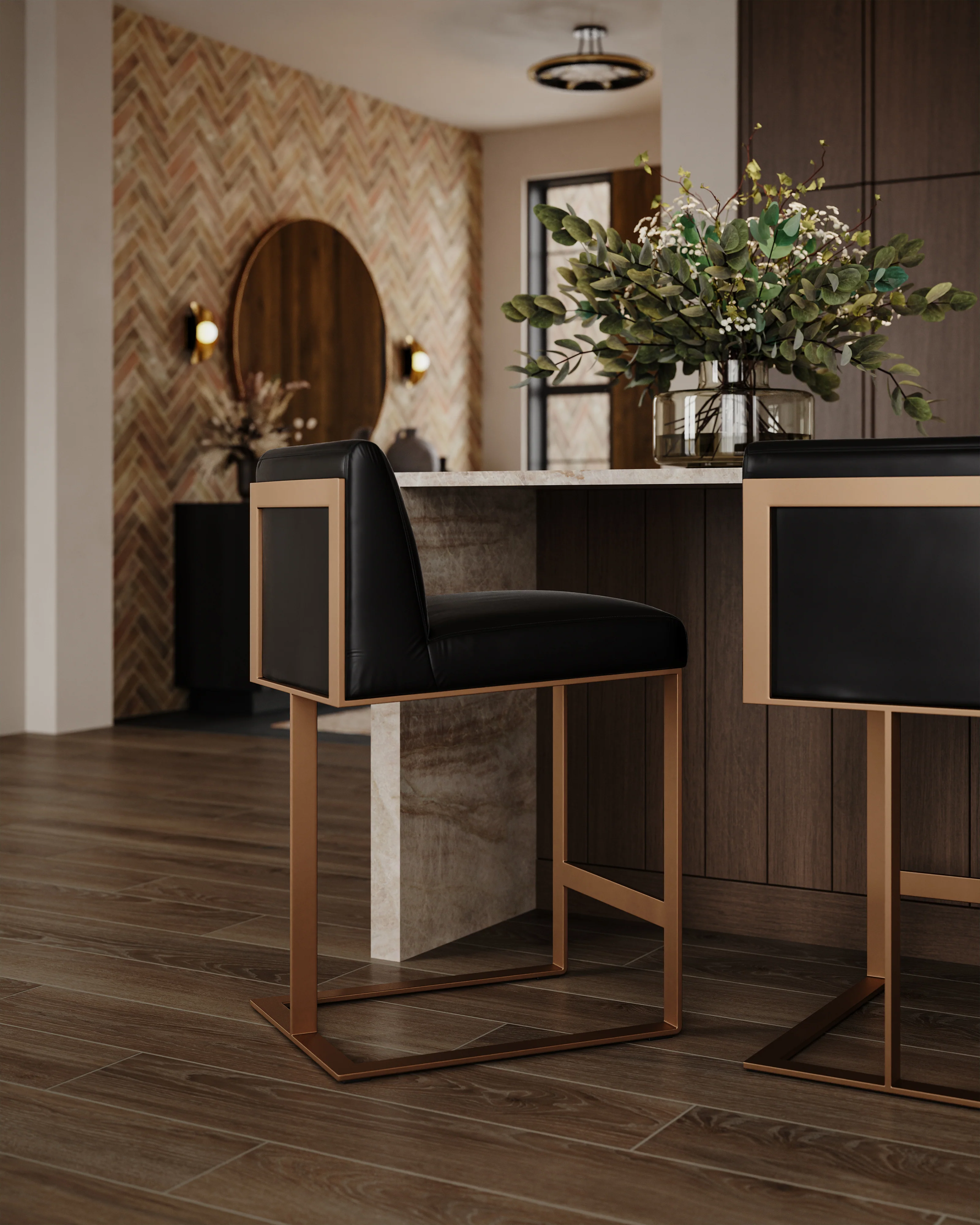 Jameson 8 x 48 Matte Porcelain Tile in Umber - Image 28