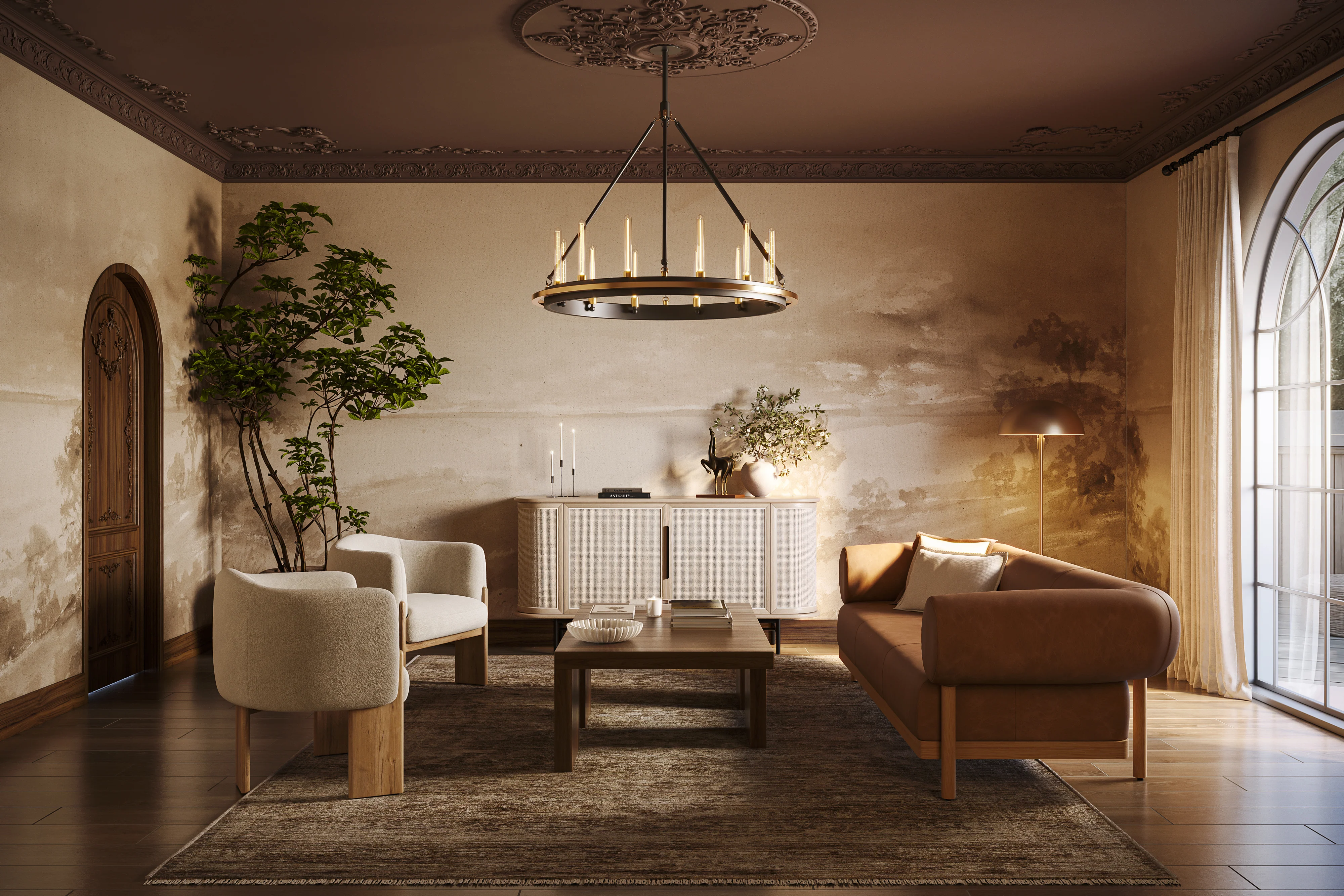 Jameson 8 x 48 Matte Porcelain Tile in Umber - Image 32