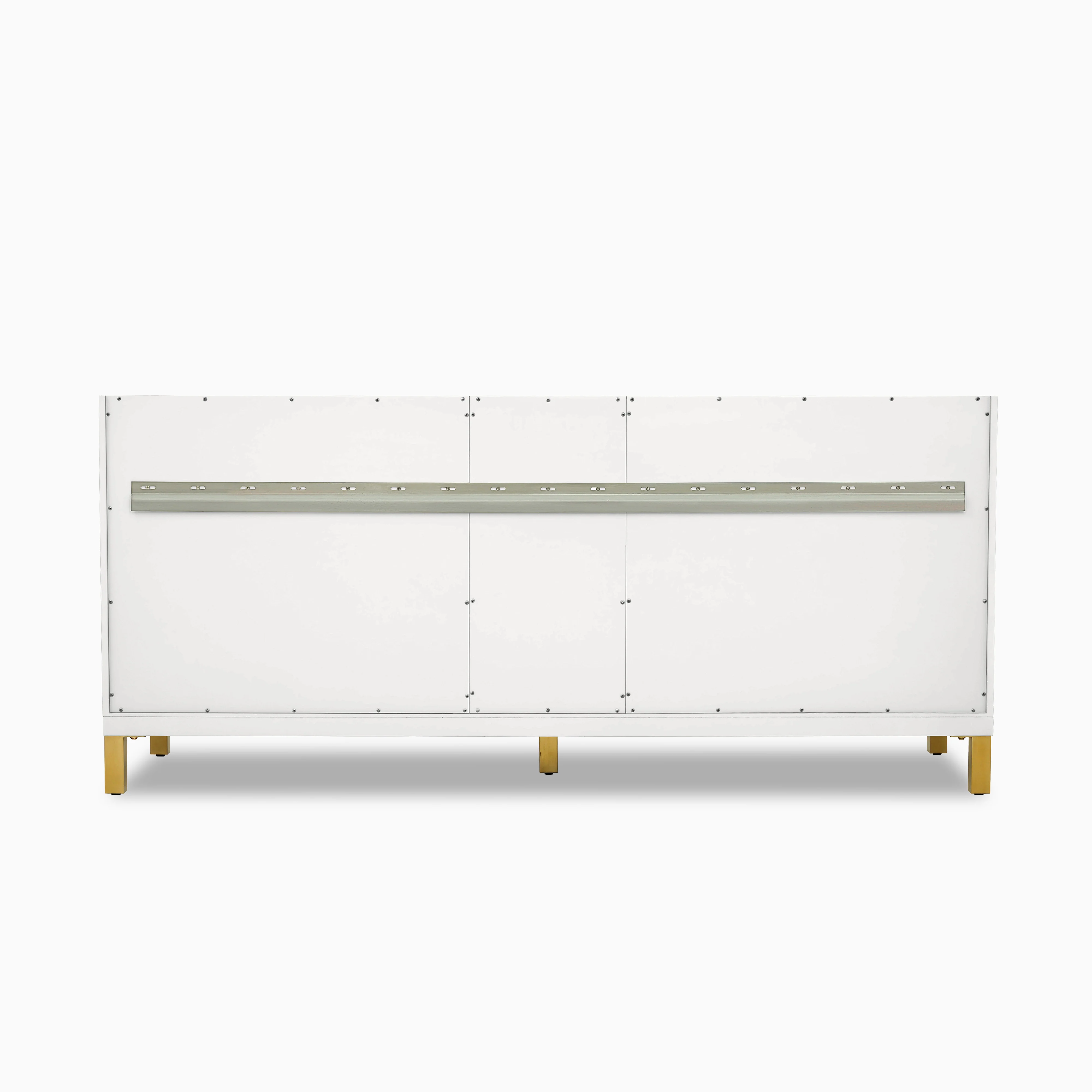 Janelle 72" Double Vanity in Glossy White with 3 cm White Zeus Silestone Top - Image 4