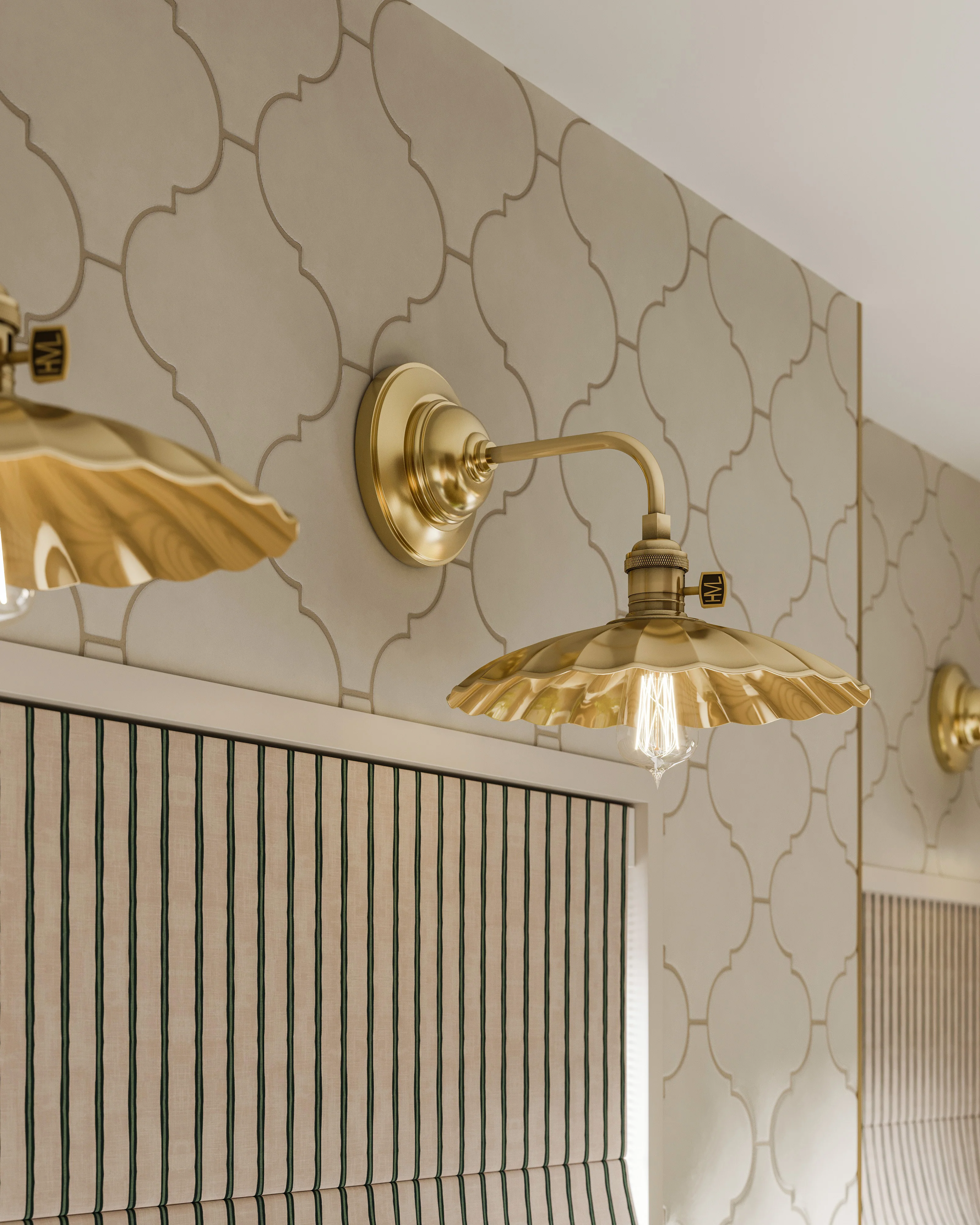 Jasmine 8 x 8 Satin Porcelain Tile in White - Image 14