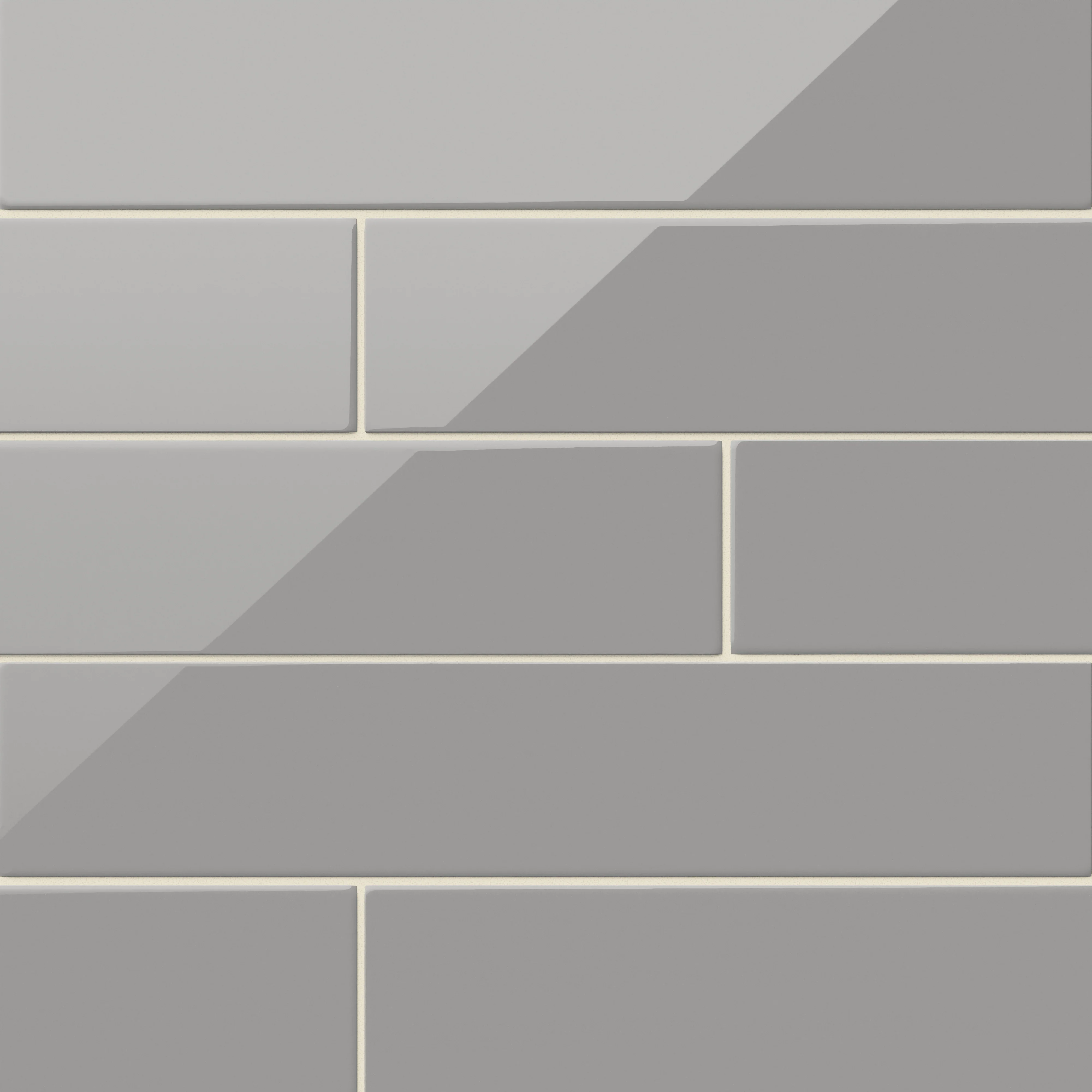 Jaxson 4.2 x 21.3 Glossy Ceramic Tile in Pebble