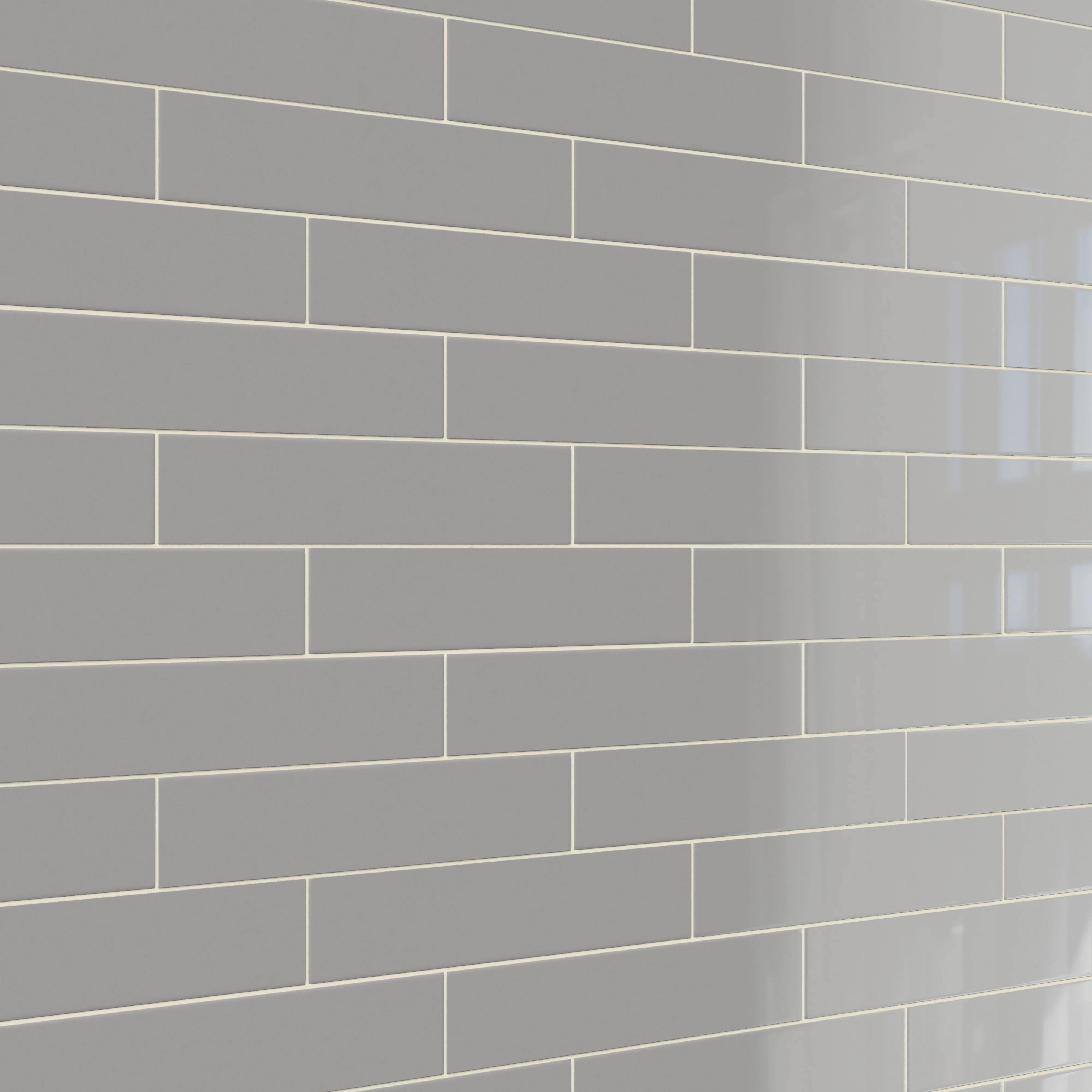 Jaxson 4.2 x 21.3 Glossy Ceramic Tile in Pebble - Image 4
