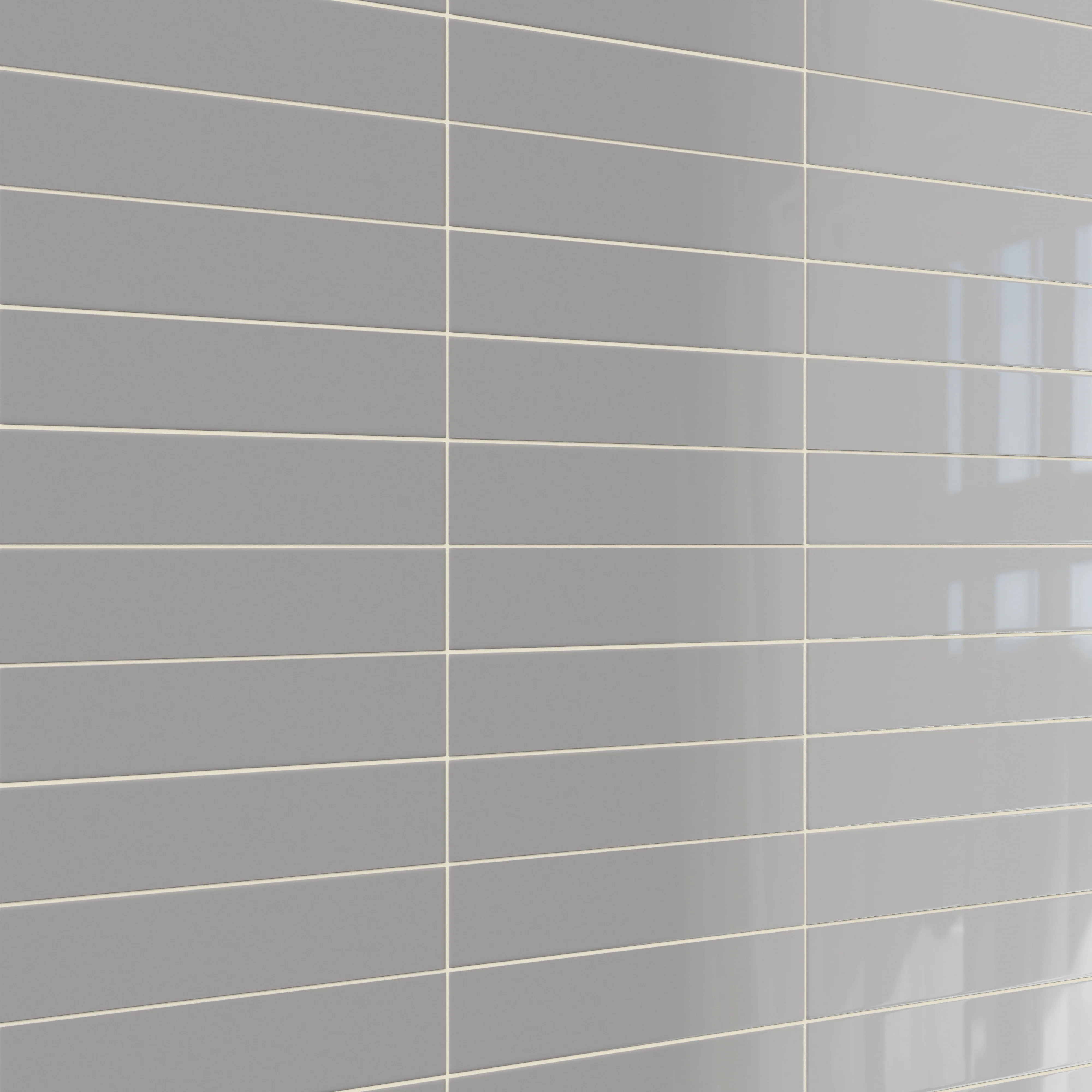 Jaxson 4.2 x 21.3 Glossy Ceramic Tile in Pebble - Image 7