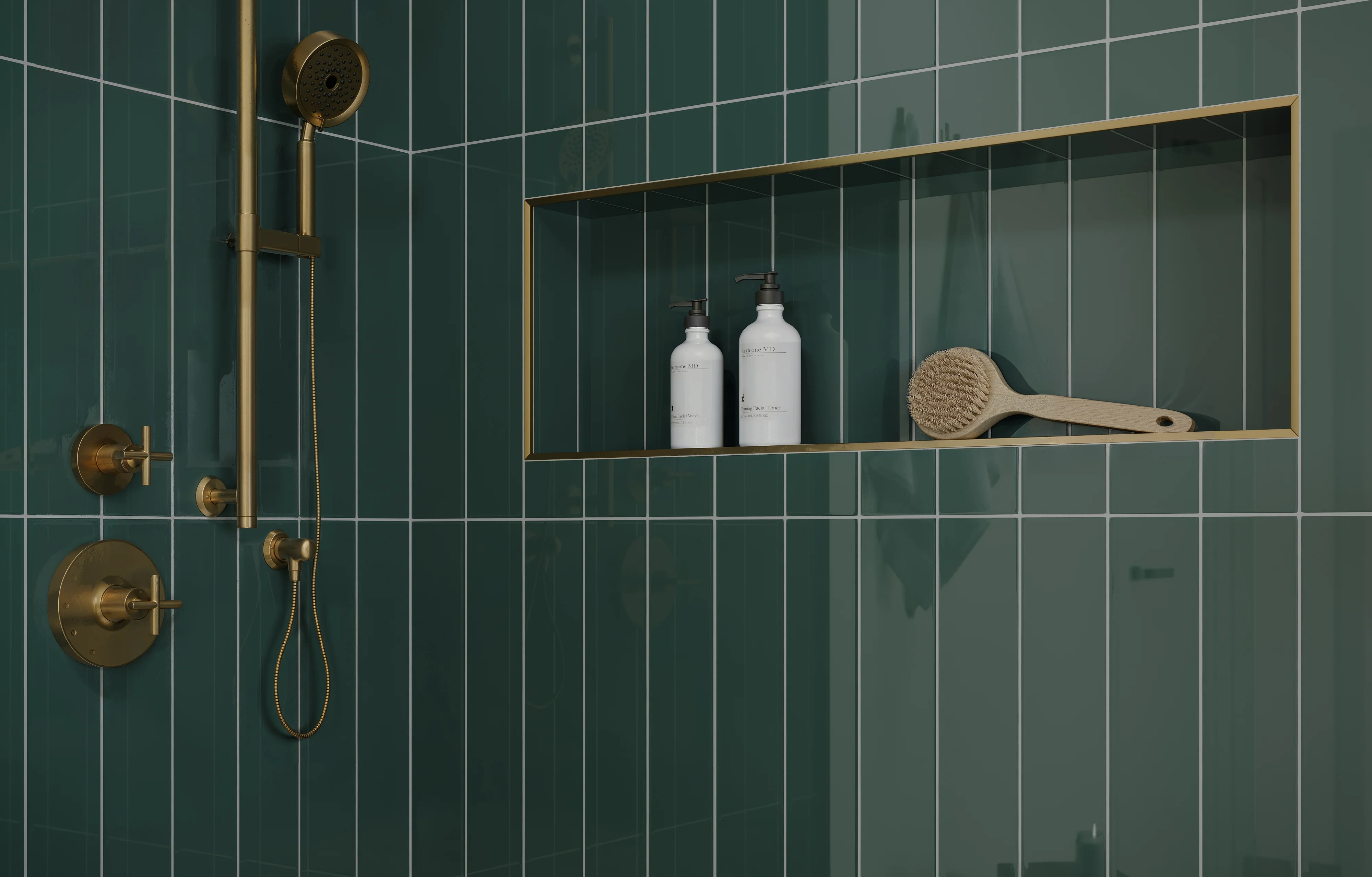 Jaxson 4.2 x 21.3 Glossy Ceramic Tile in Pine - Image 11