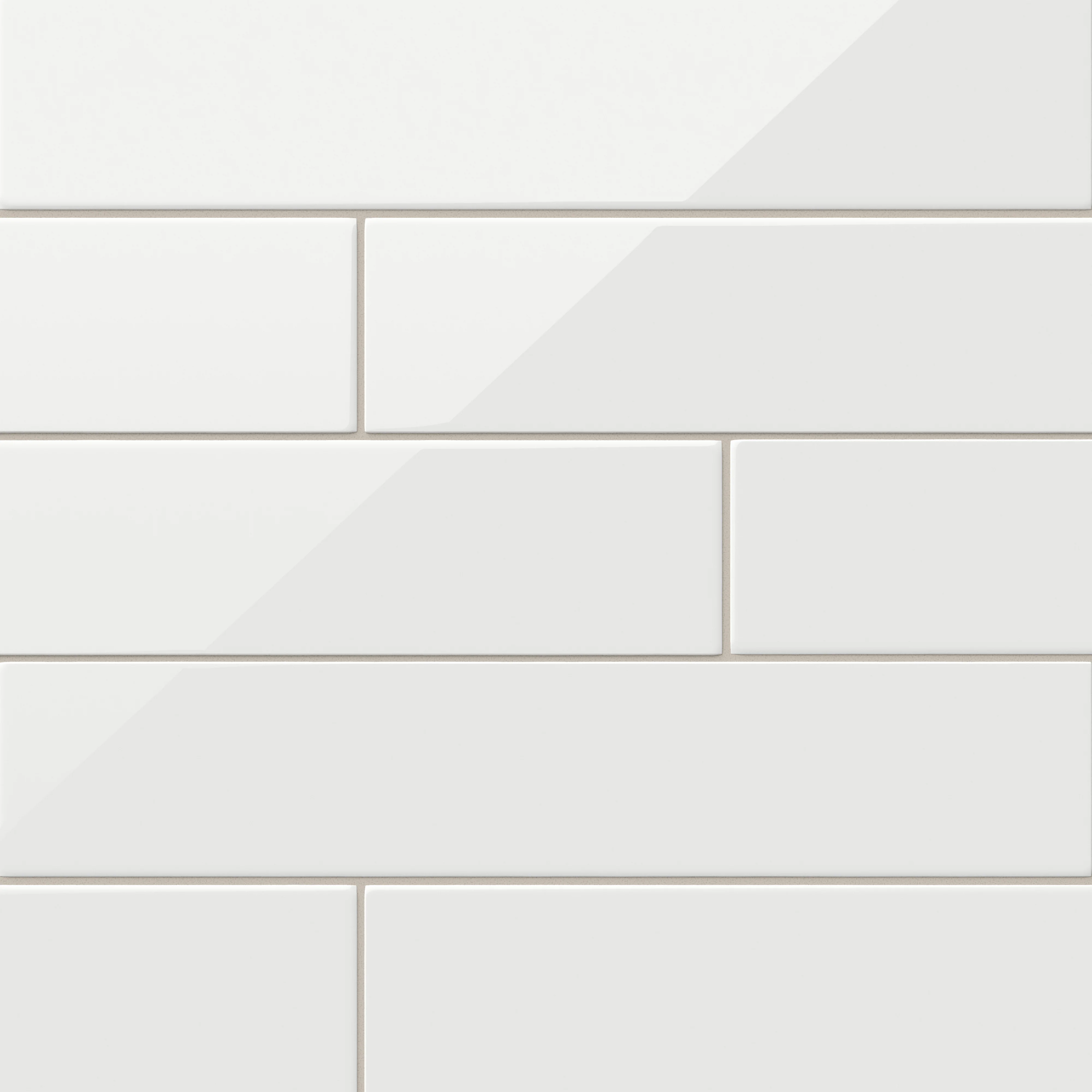 Jaxson 4 x 21 Glossy Ceramic Tile in White