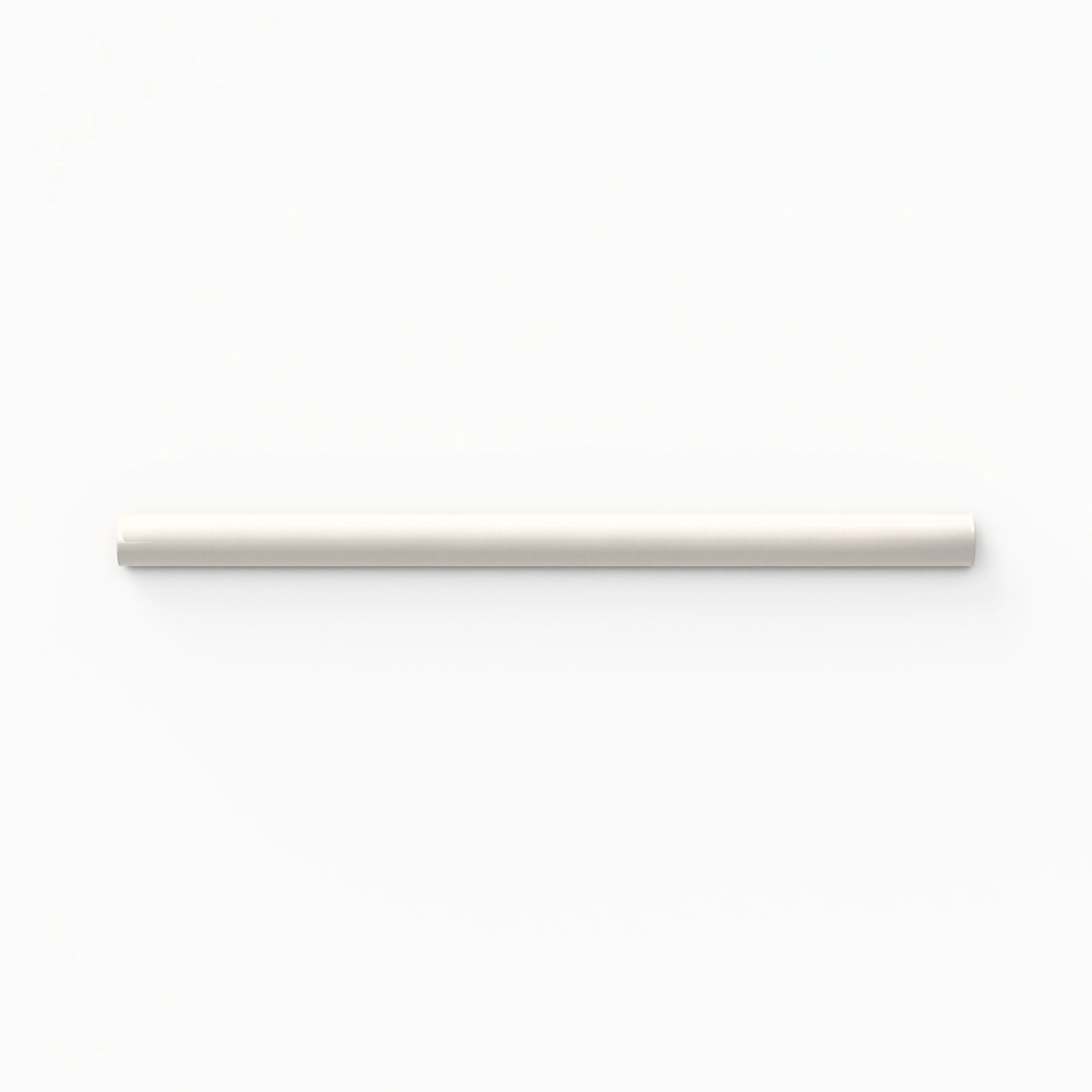 Jojo 0.43 x 6.3 Trim Glossy Porcelain Tile in Ivory