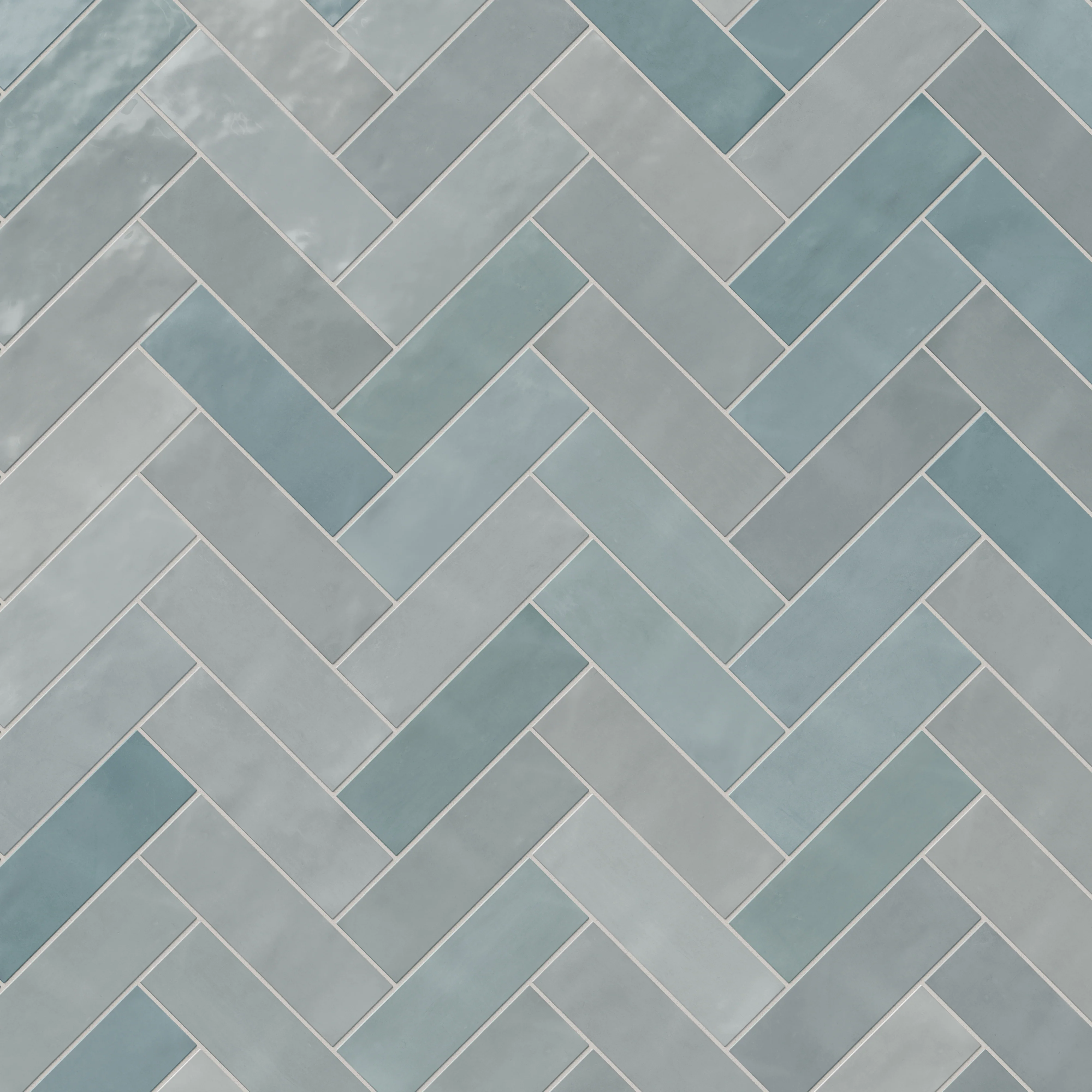 Jojo 2 x 6 Glossy Ceramic Tile in Aqua - Image 9
