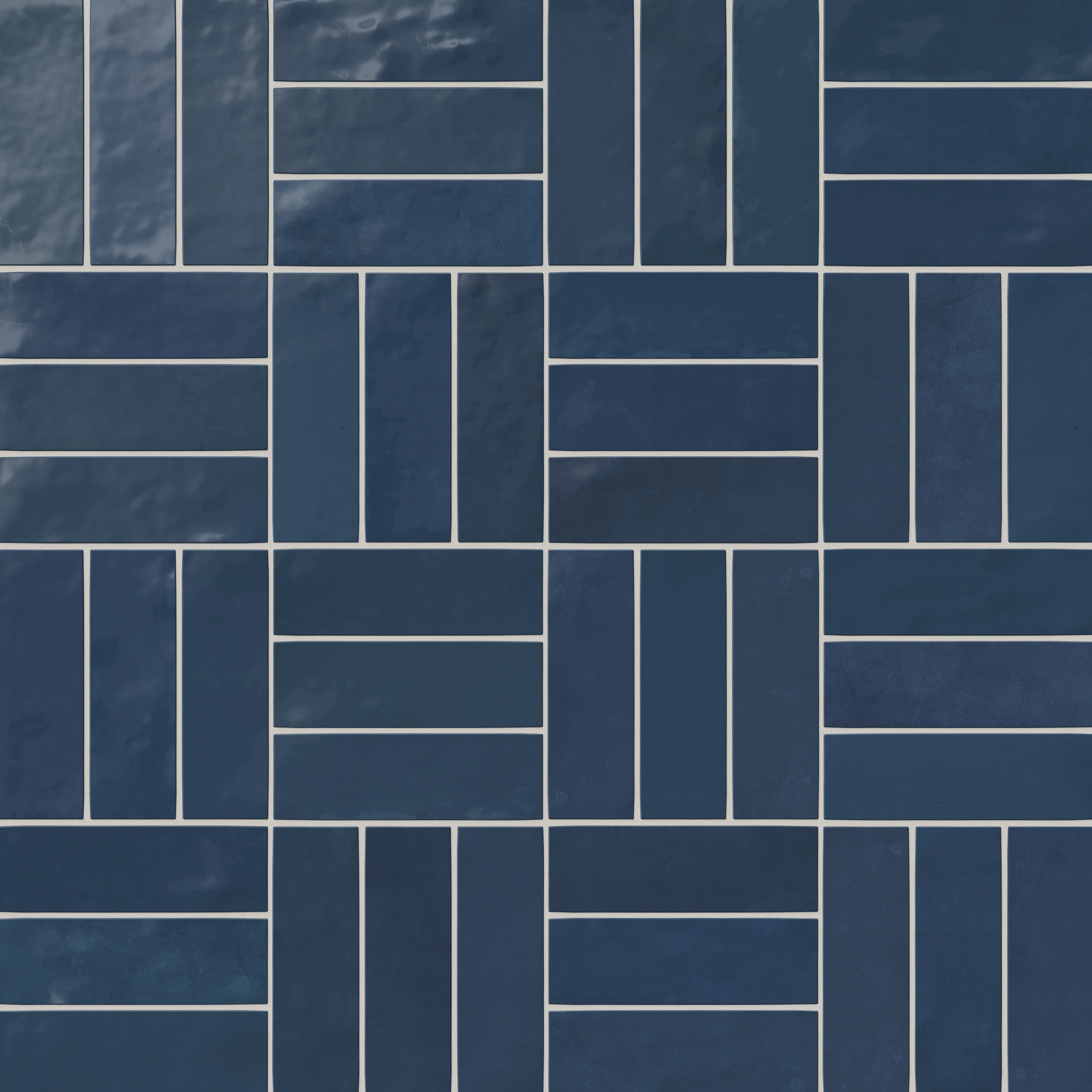 Jojo 2 x 6.3 Glossy Ceramic Tile in Denim - Image 8