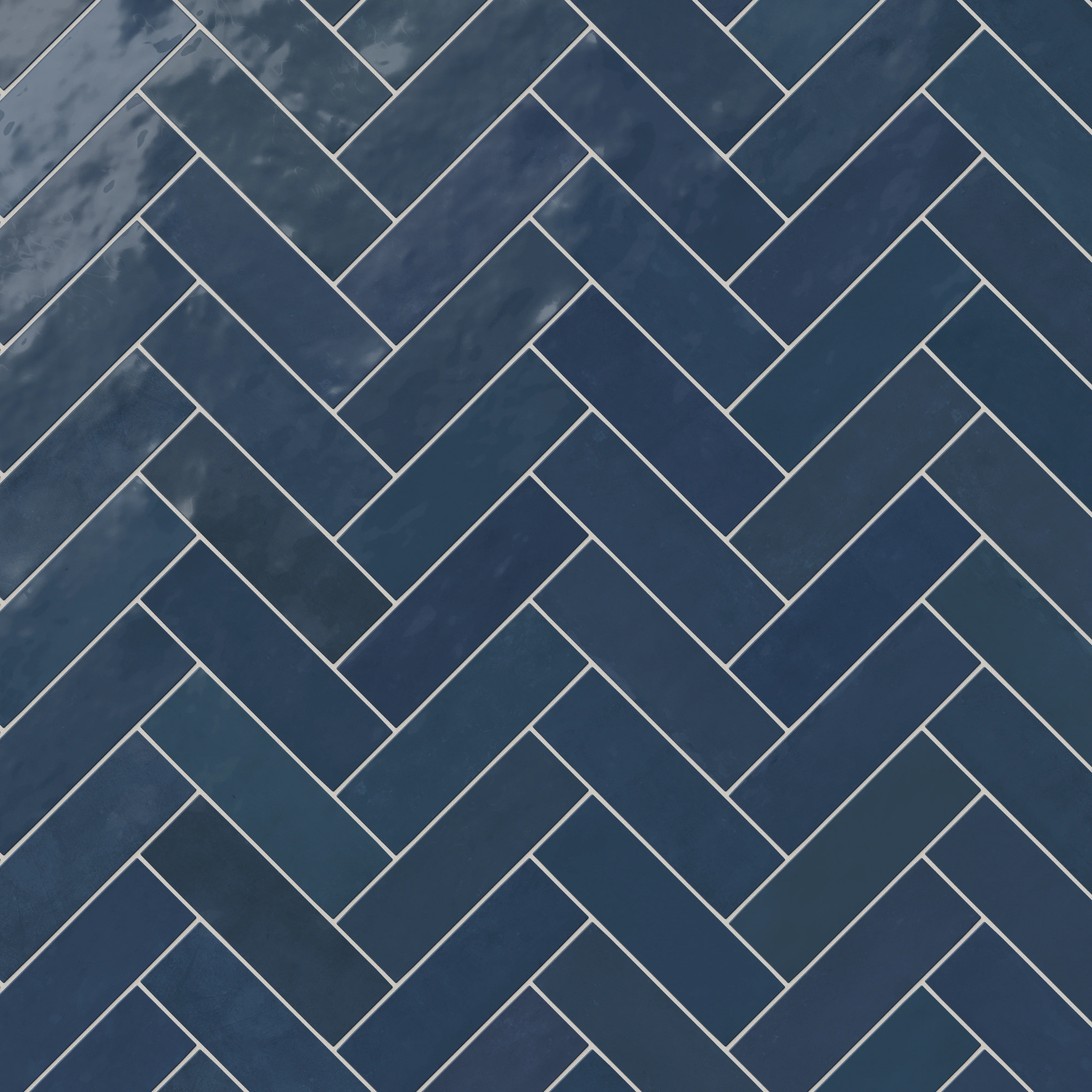 Jojo 2 x 6.3 Glossy Ceramic Tile in Denim - Image 9
