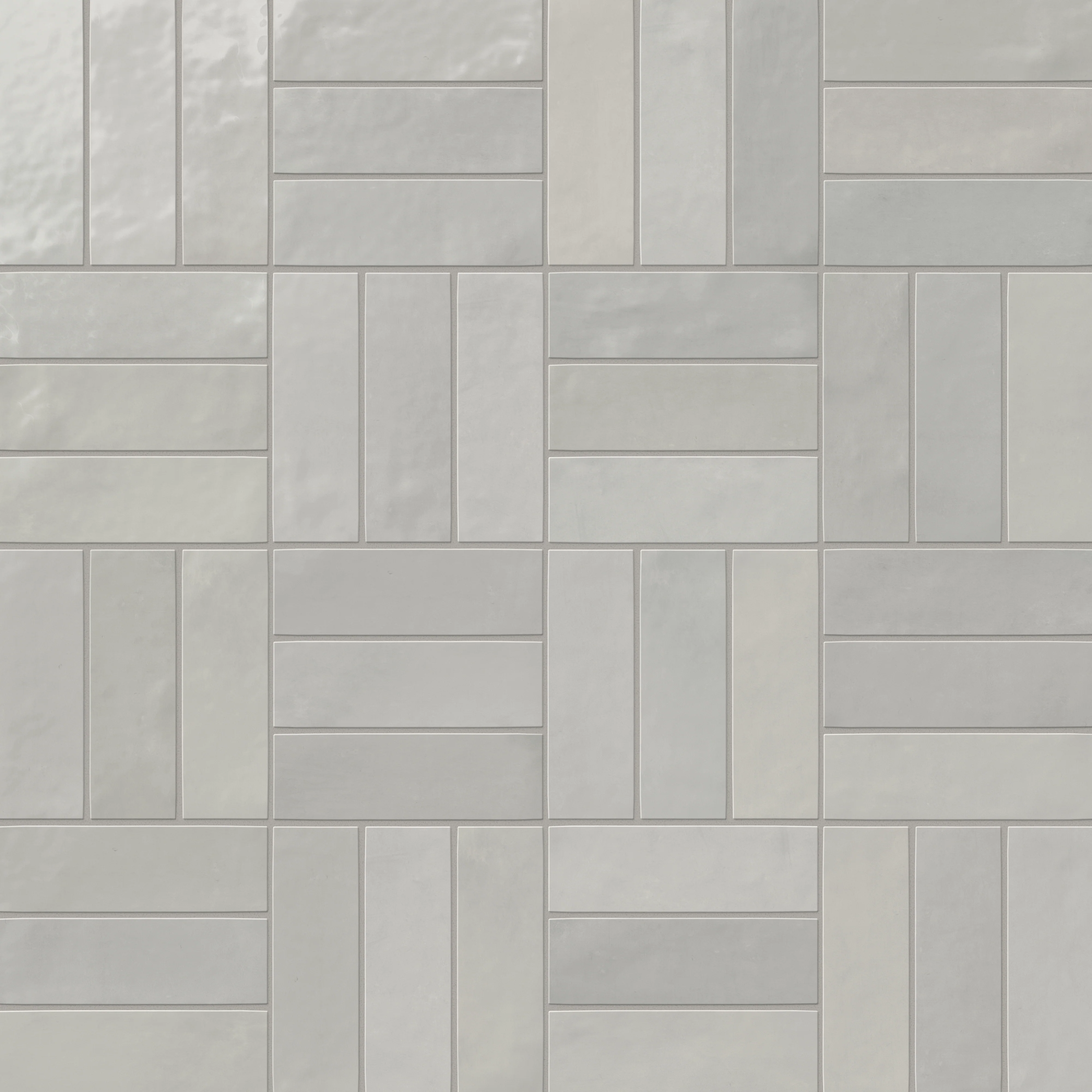 Jojo 2 x 6 Glossy Ceramic Tile in Grey - Image 8