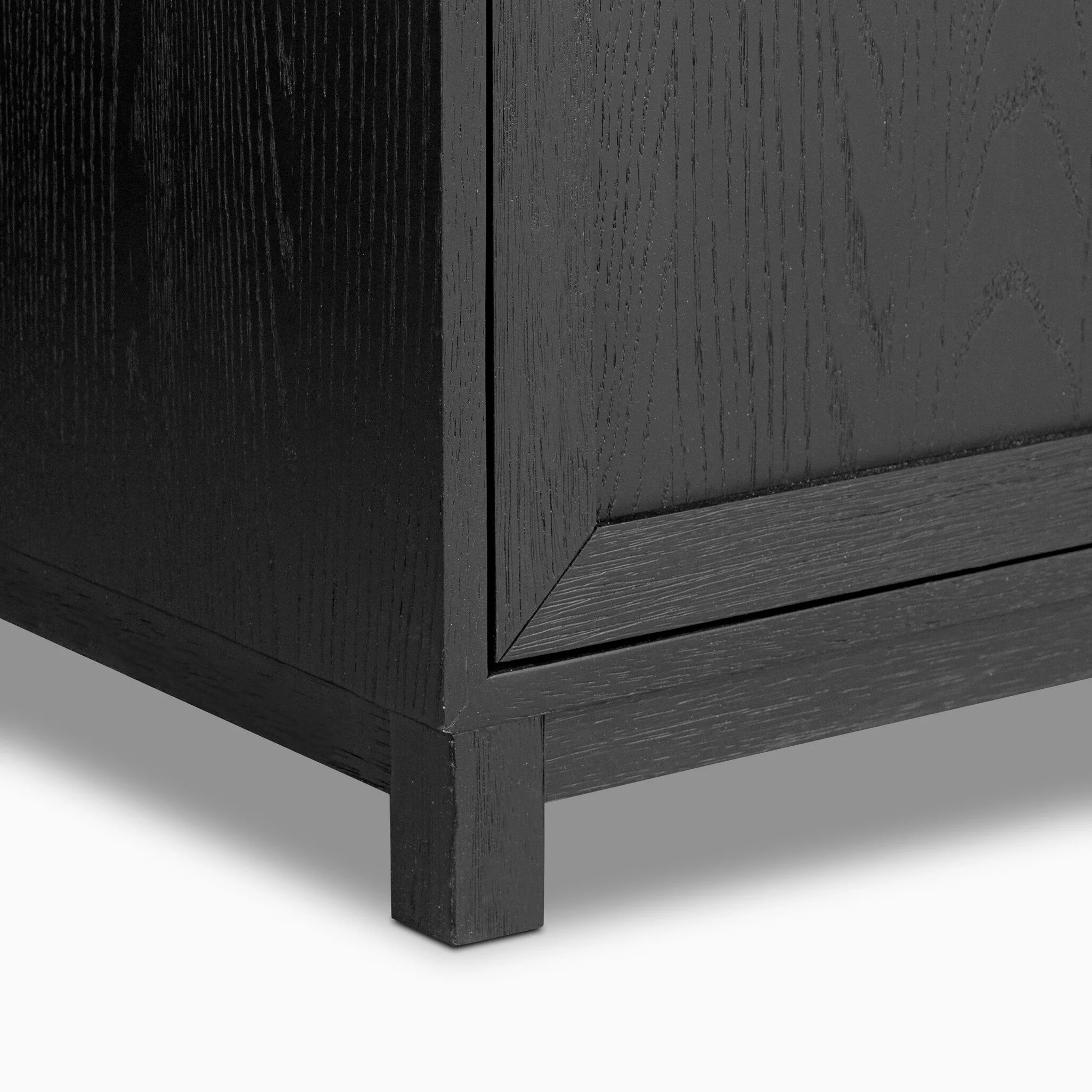 Josephine 48" Single Vanity in Satin Drifted Black Veneer with Carrara Marble Top - Image 12