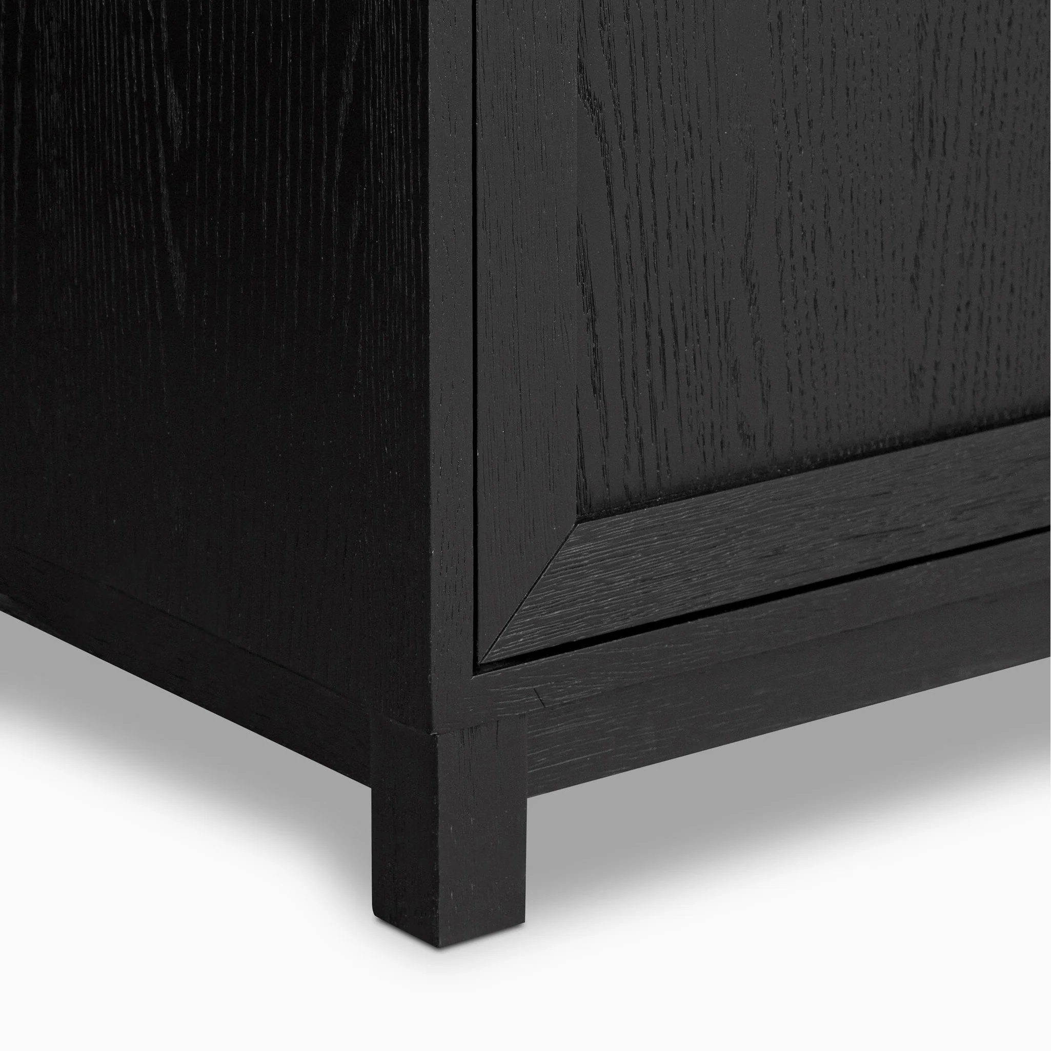 Josephine 60" Double Vanity in Satin Drifted Black Veneer with Carrara Marble Top - Image 11