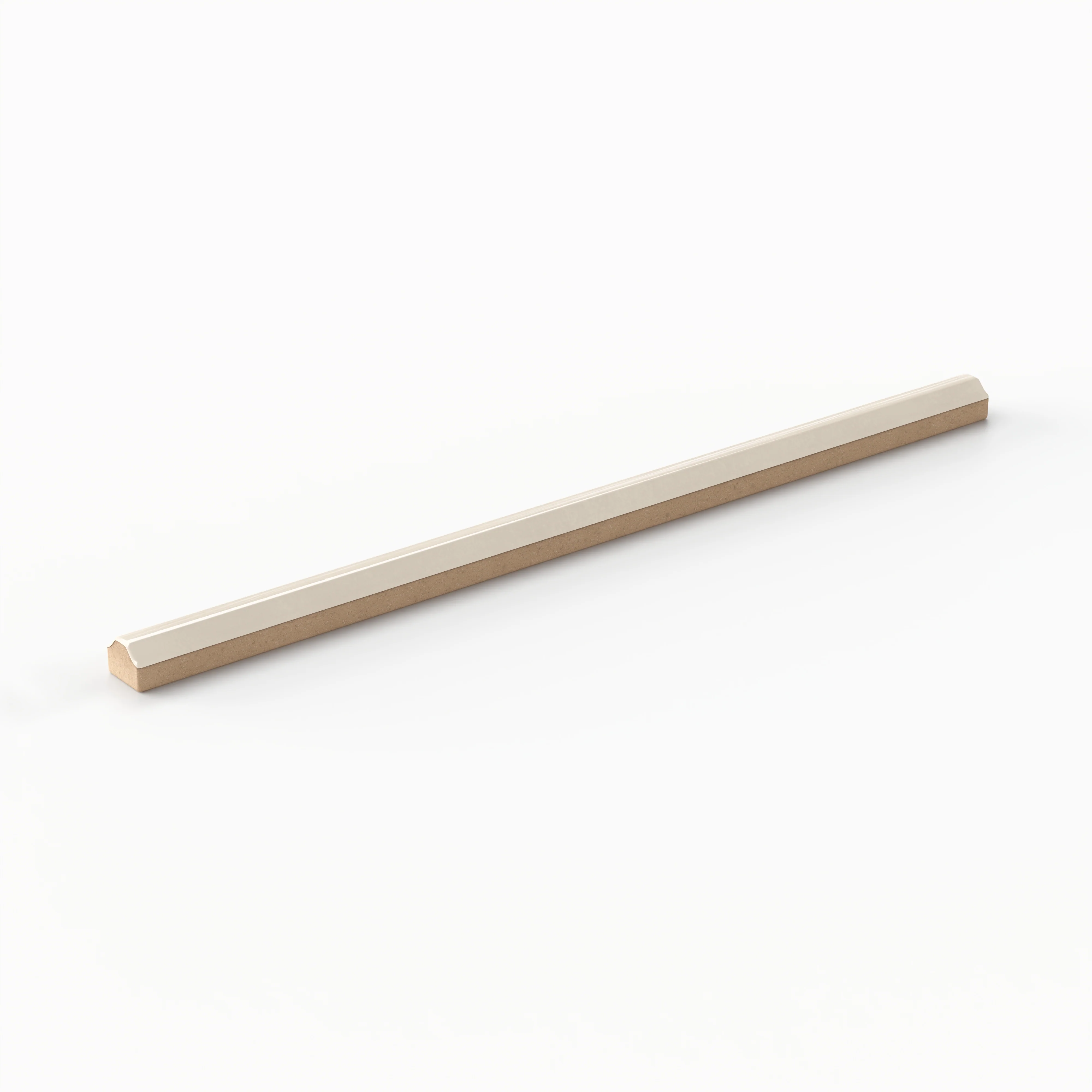 Josie 0.5 x 10 Pencil Glossy Ceramic Tile in Cream - Image 2