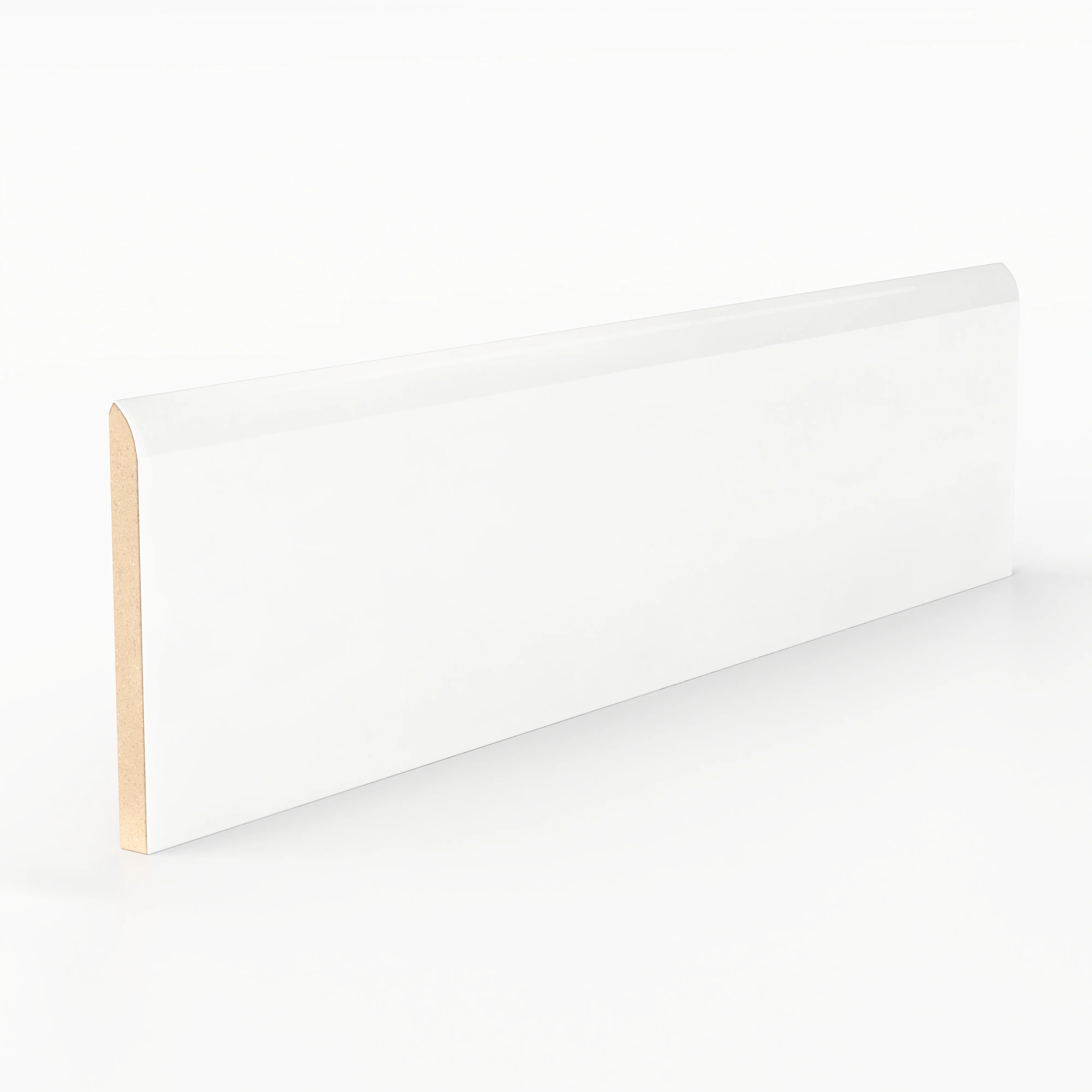 Josie 3 x 10 Bullnose Glossy Ceramic Tile in Pearl - Image 2