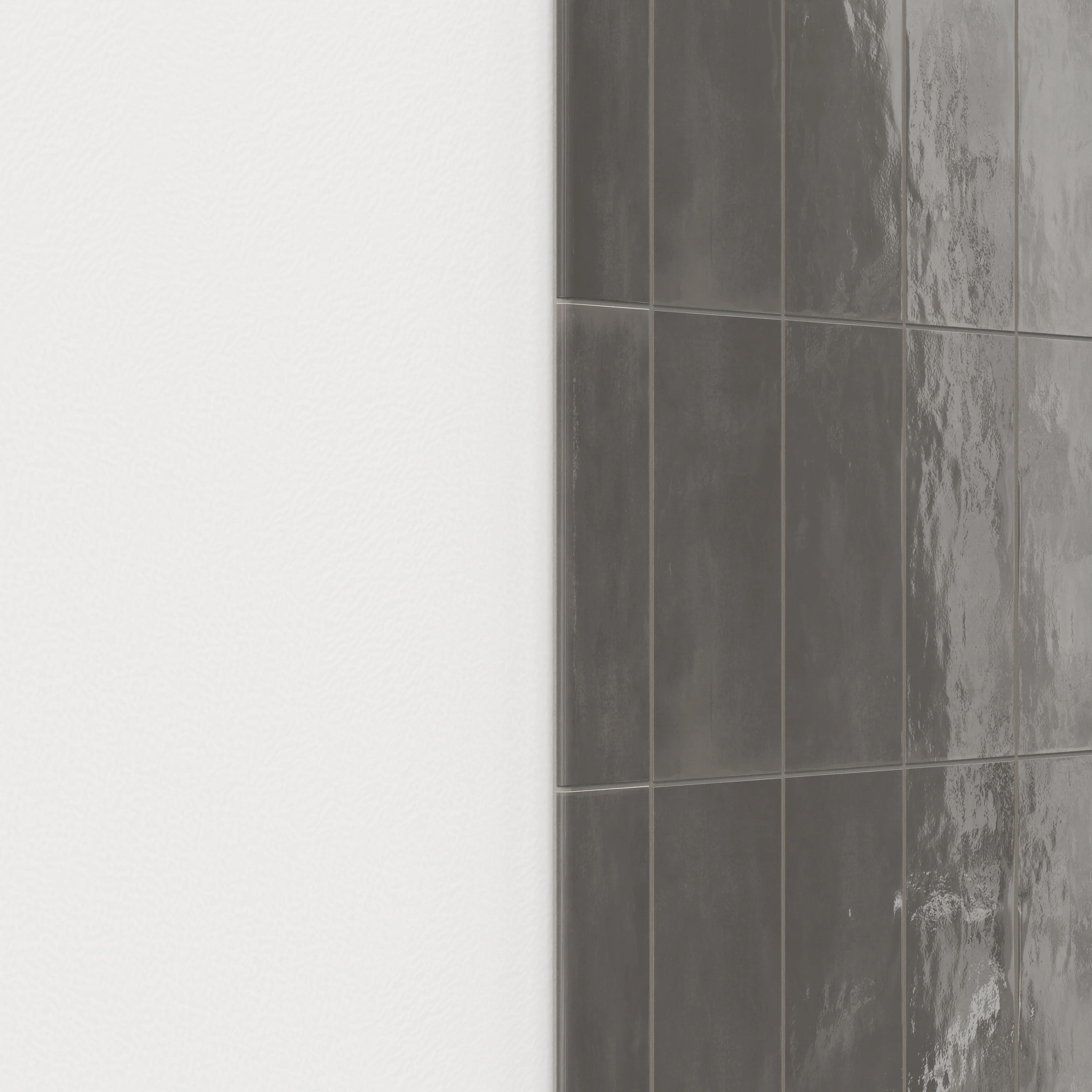 Josie 3 x 10 Bullnose Glossy Ceramic Tile in Taupe - Image 3