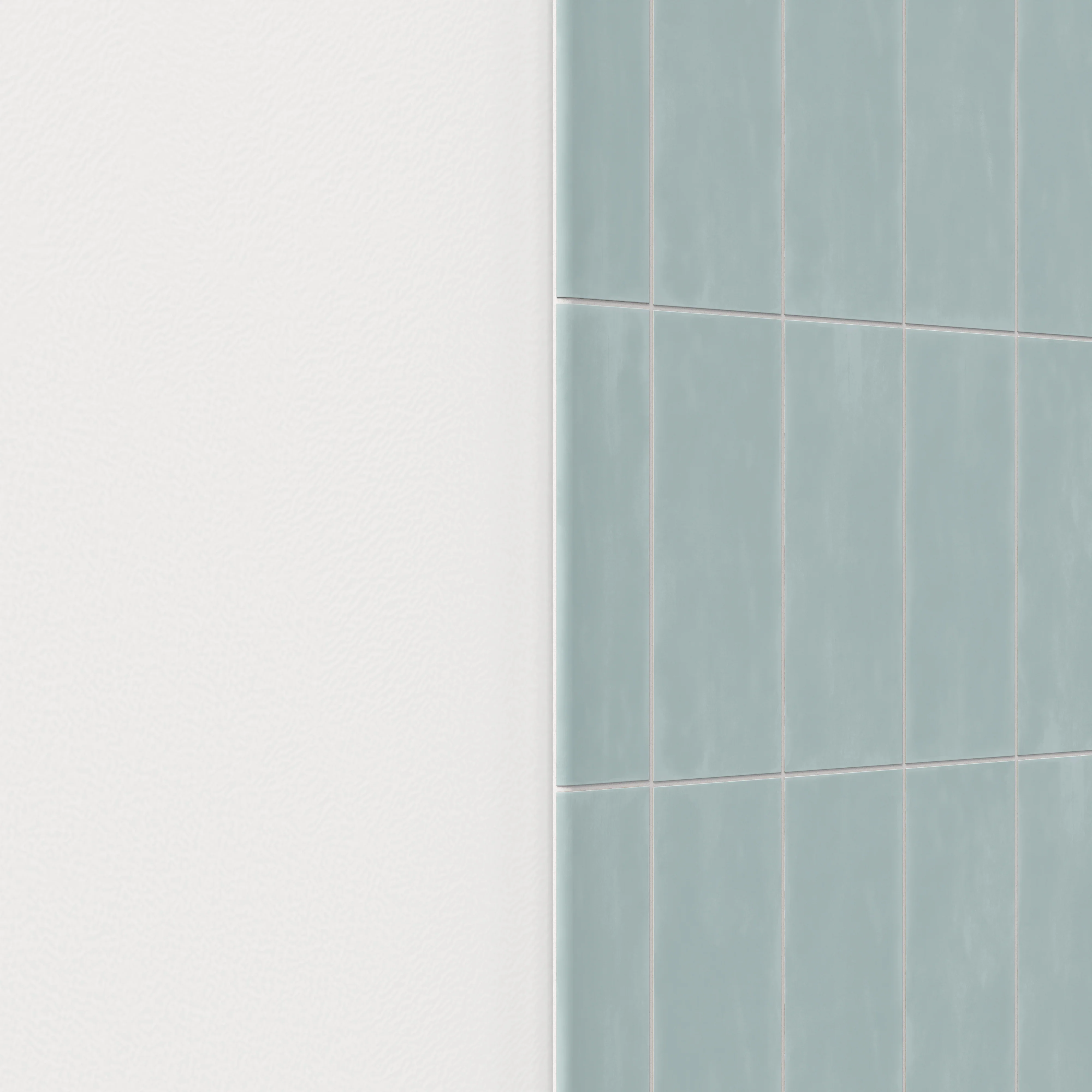 Josie 3 x 10 Bullnose Matte Ceramic Tile in Sky - Image 3
