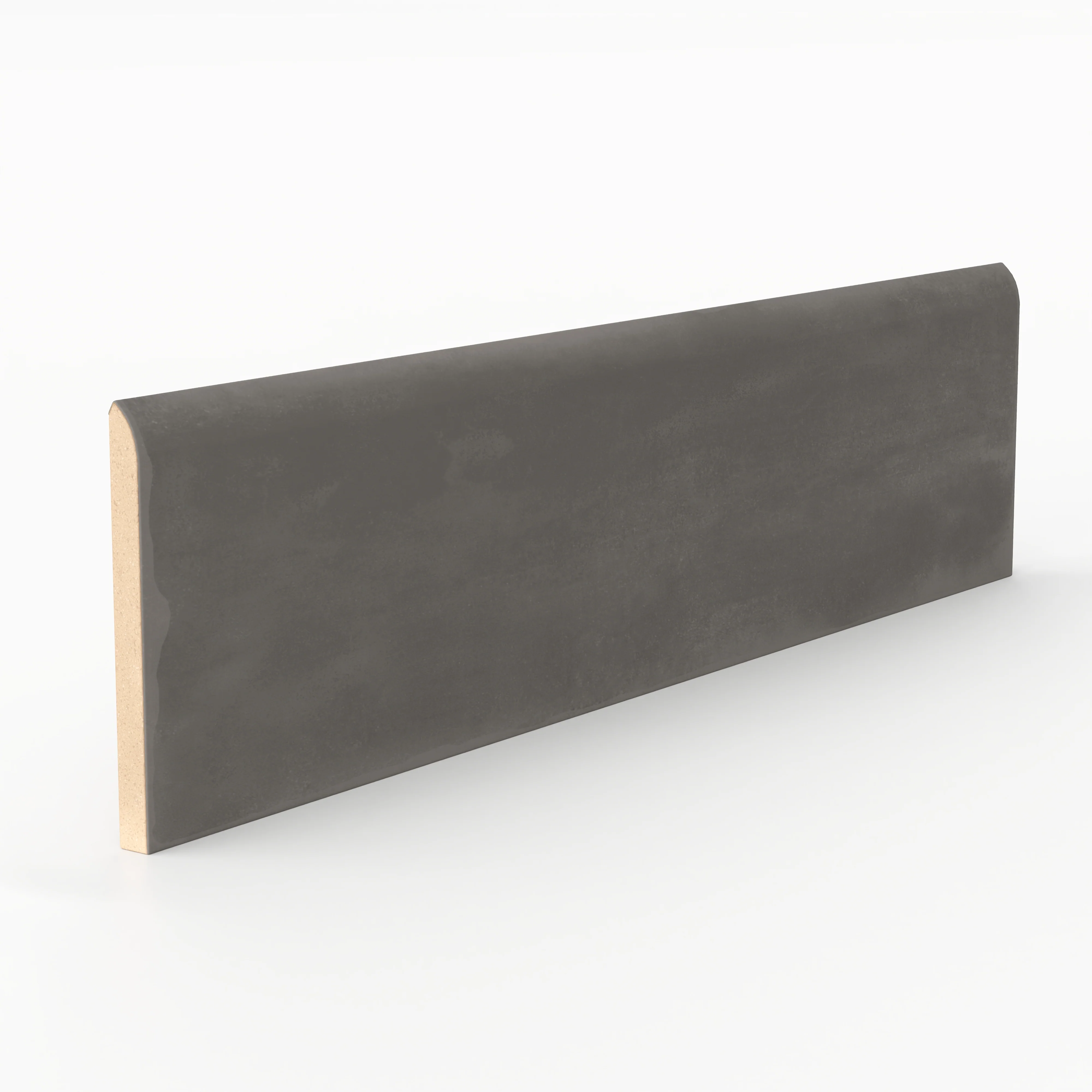 Josie 3 x 10 Bullnose Matte Ceramic Tile in Taupe - Image 2