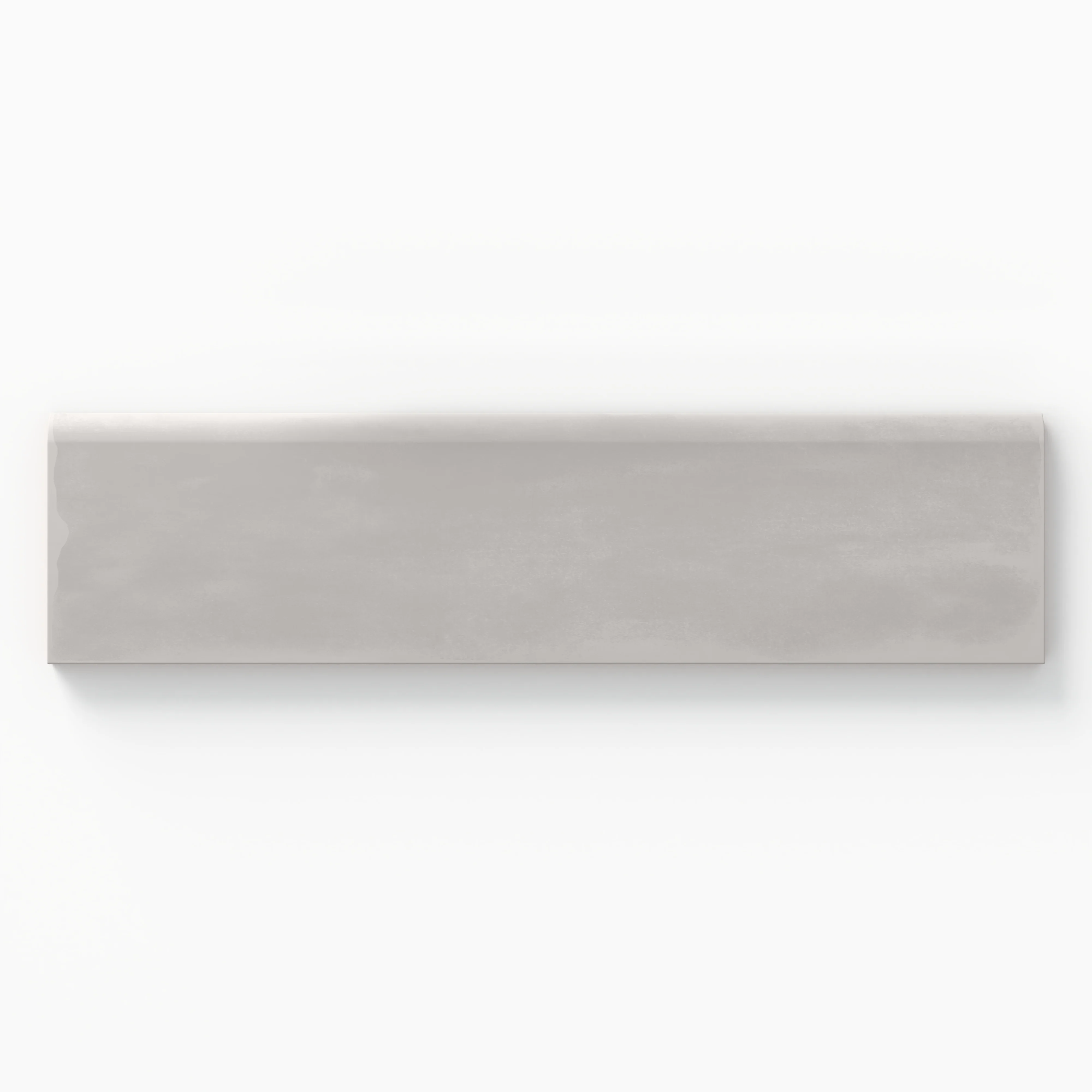 Josie 3 x 10 Bullnose Matte Ceramic Tile in Tender Gray