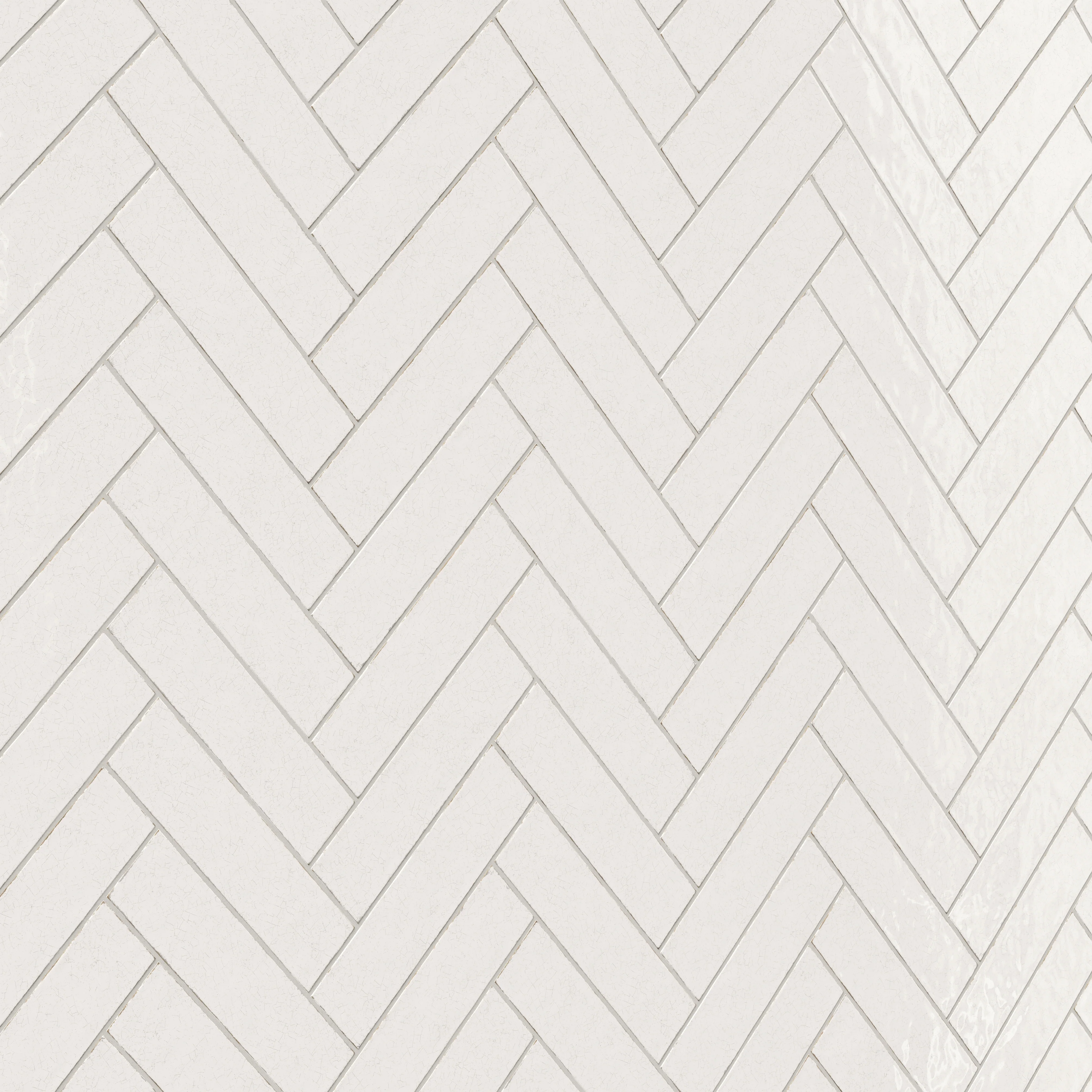 Josie 3 x 12 Crackled Ceramic Tile in Pearl - Image 10