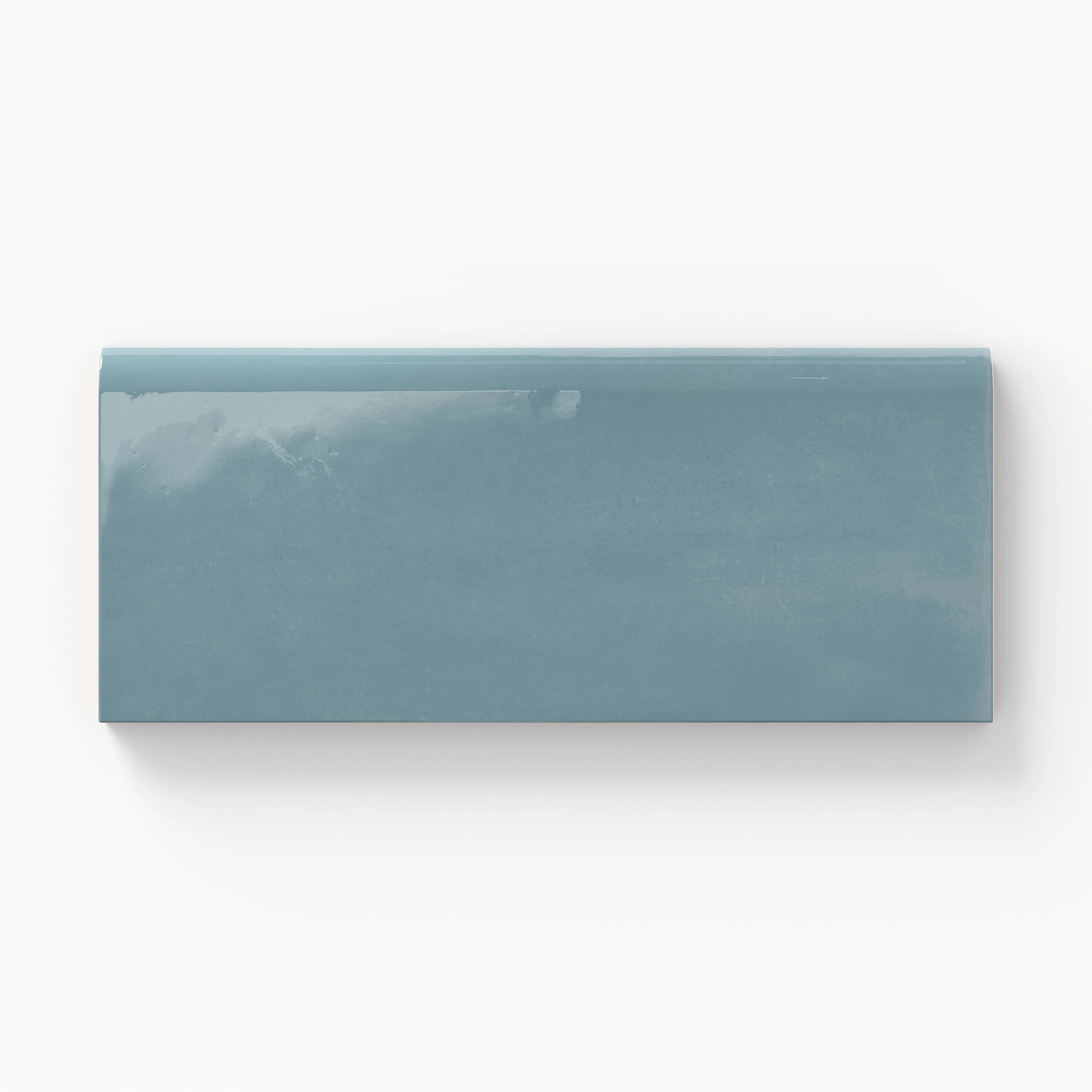 Josie 3 x 6 Bullnose Glossy Ceramic Tile in Ocean