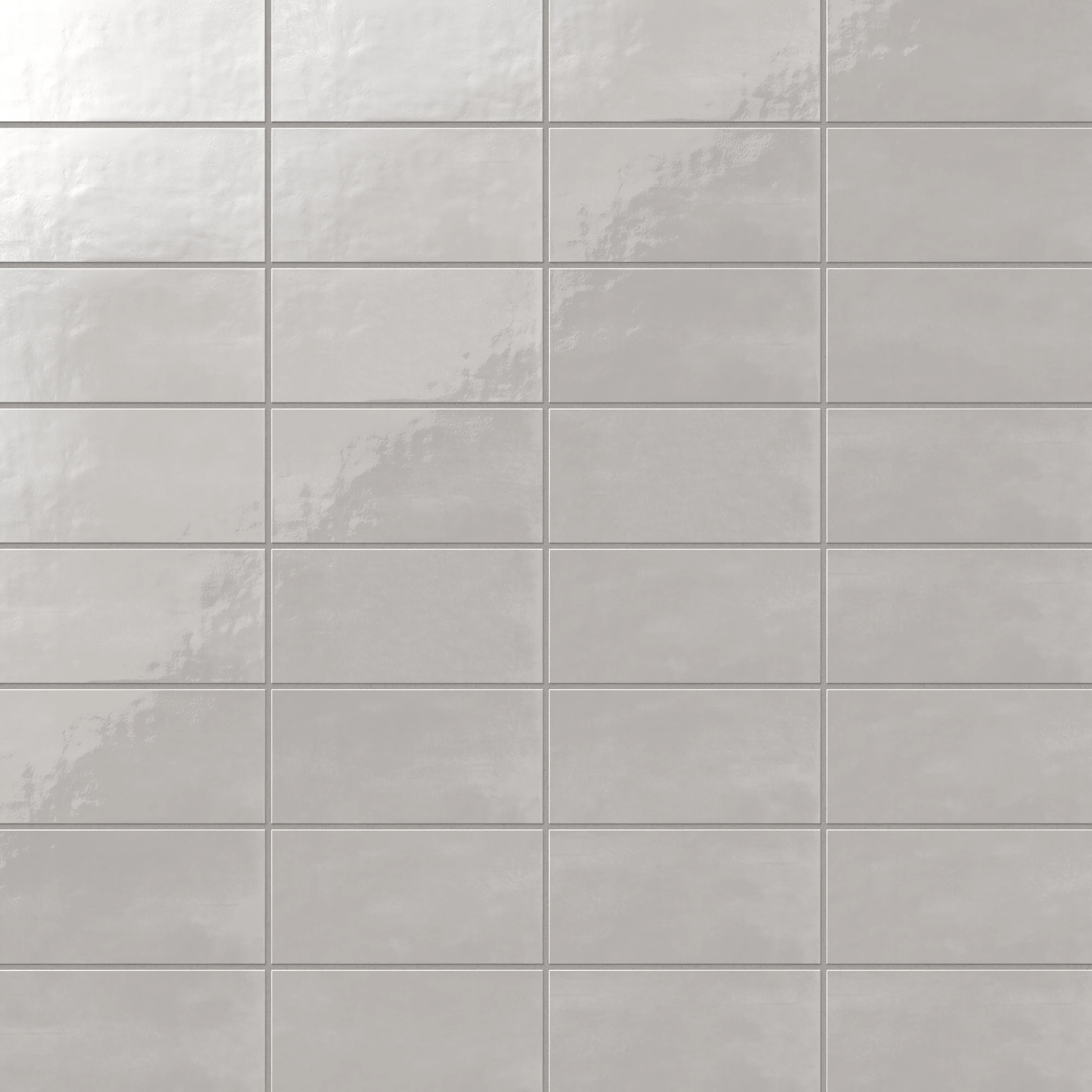 Josie 3 x 6 Glossy Ceramic Tile in Tender Gray