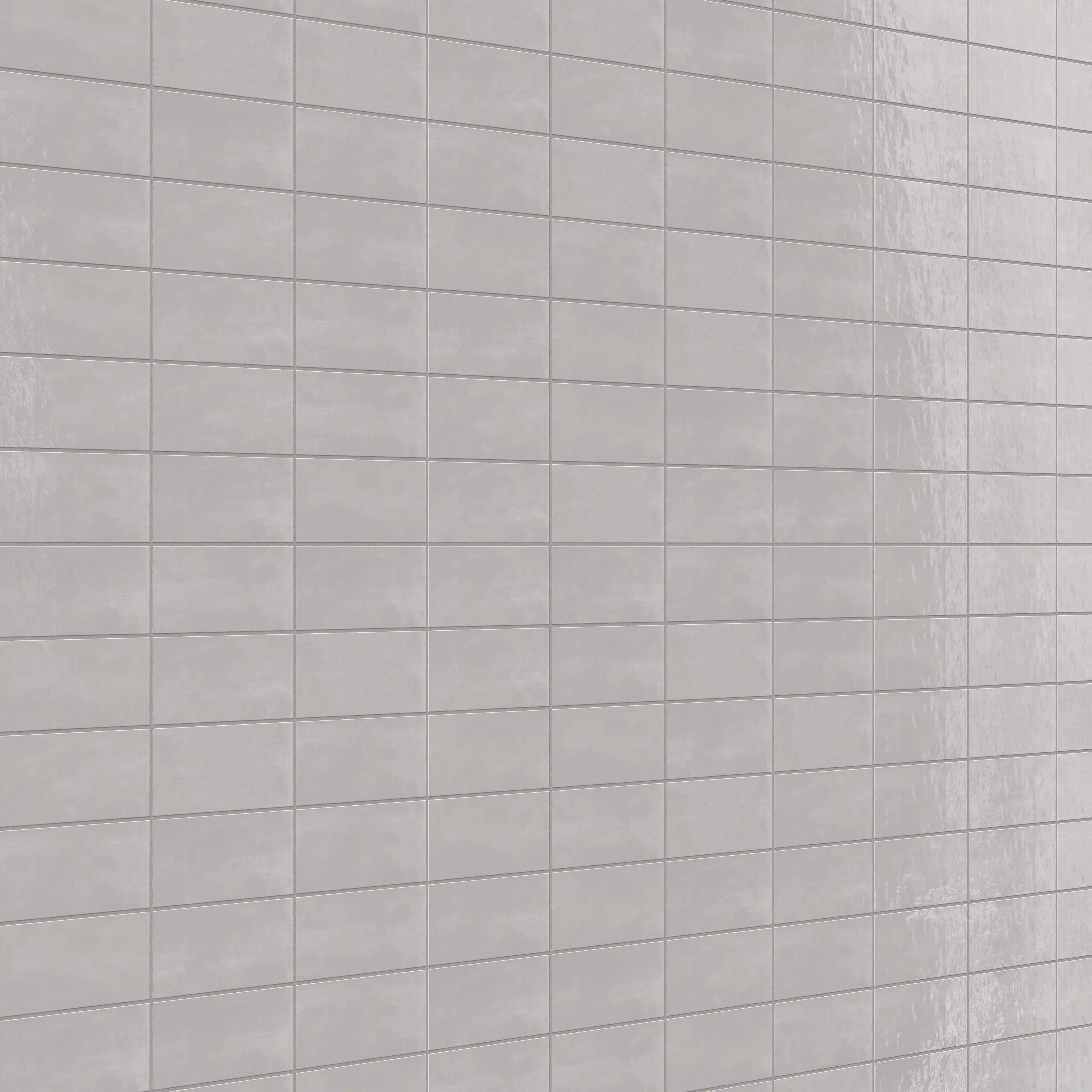 Josie 3 x 6 Glossy Ceramic Tile in Tender Gray - Image 2