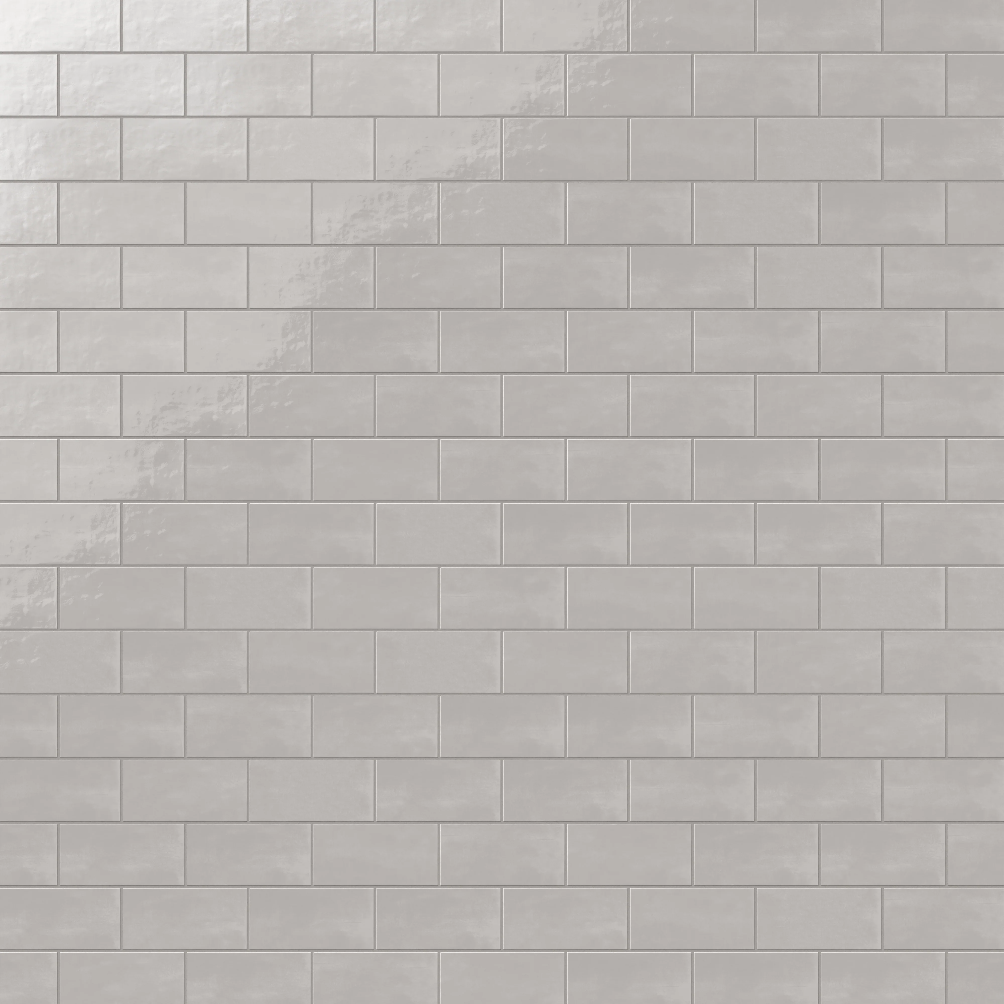 Josie 3 x 6 Glossy Ceramic Tile in Tender Gray - Image 3
