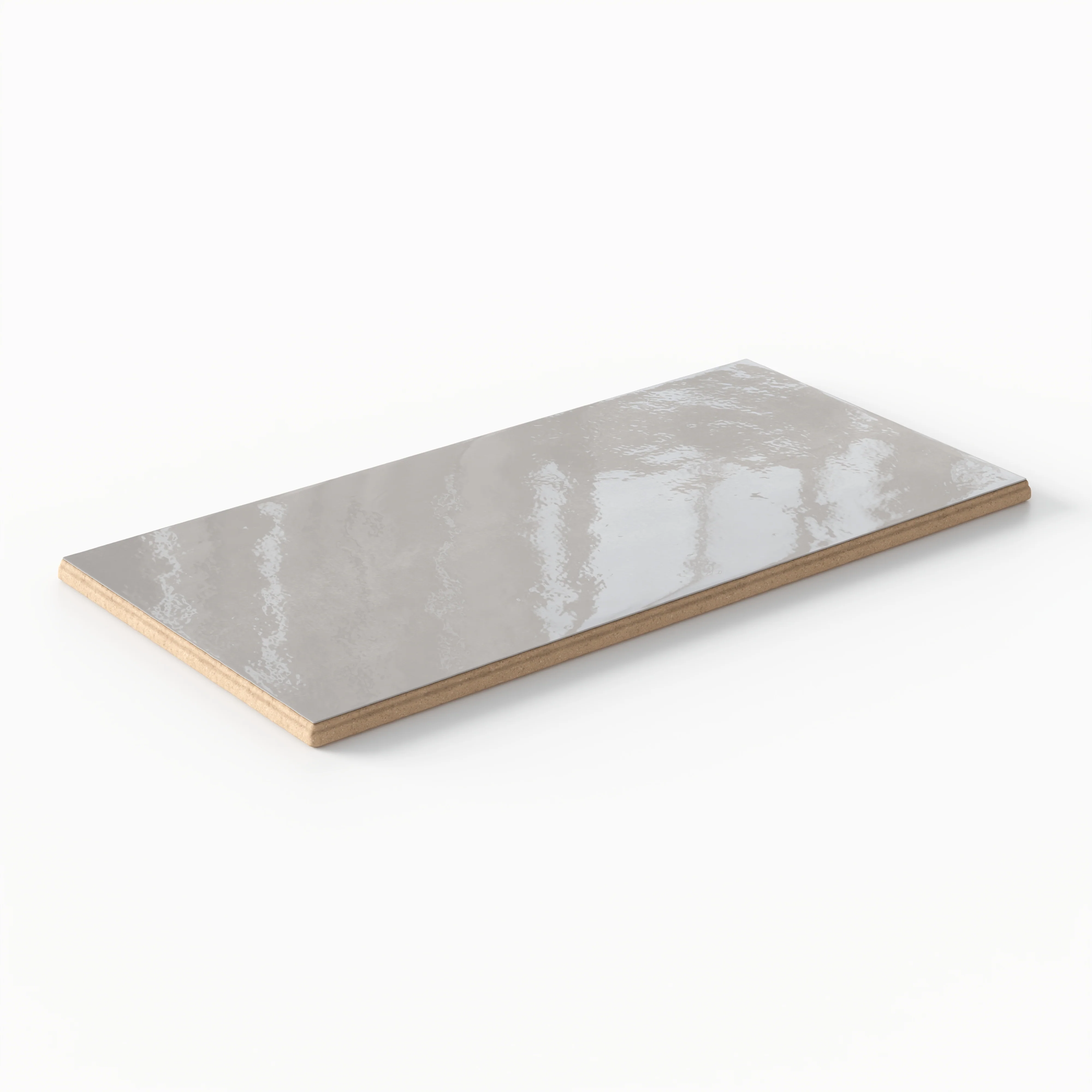 Josie 3 x 6 Glossy Ceramic Tile in Tender Gray - Image 8