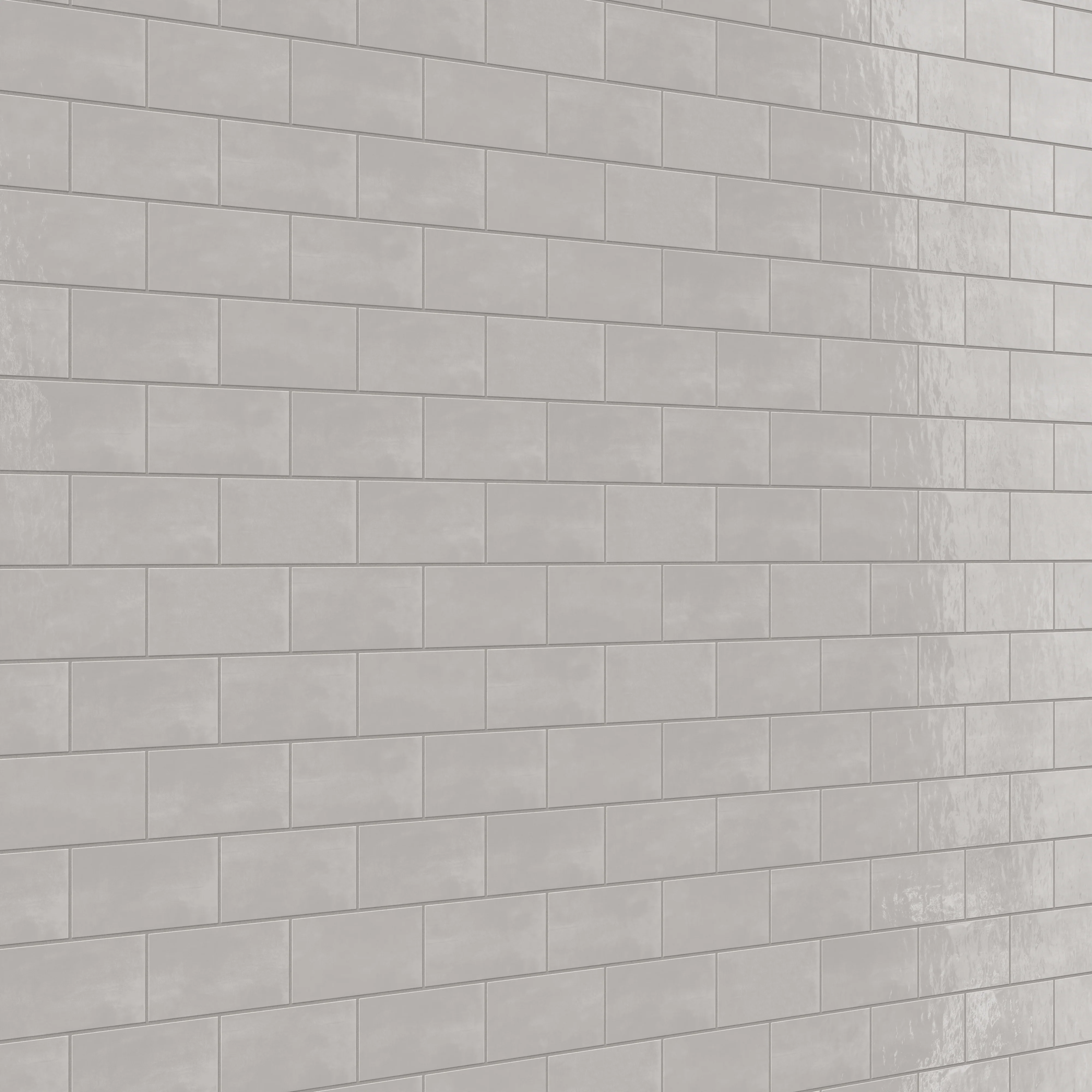 Josie 3 x 6 Glossy Ceramic Tile in Tender Gray - Image 9