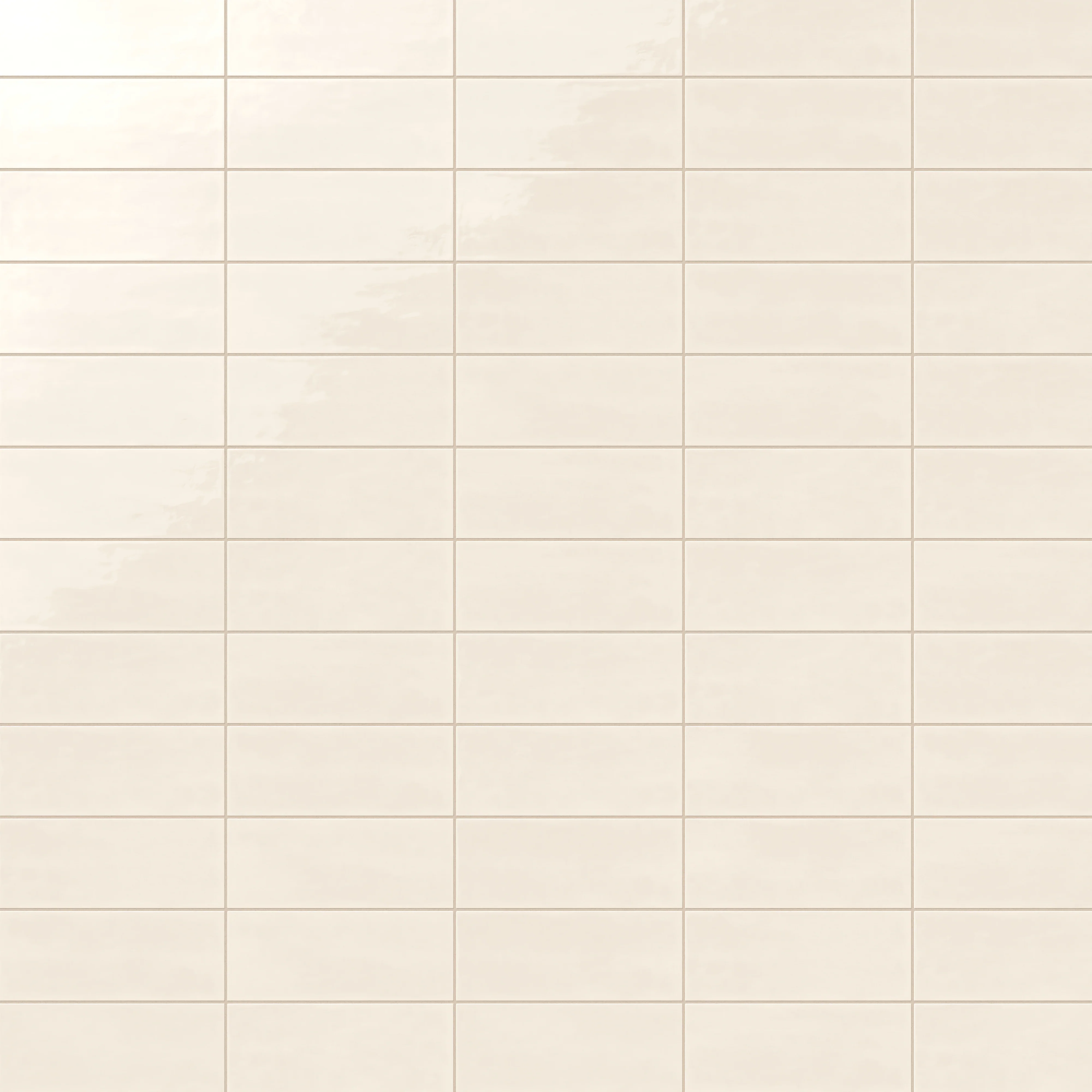 Josie 4 x 10 Glossy Ceramic Tile in Cream - Image 5
