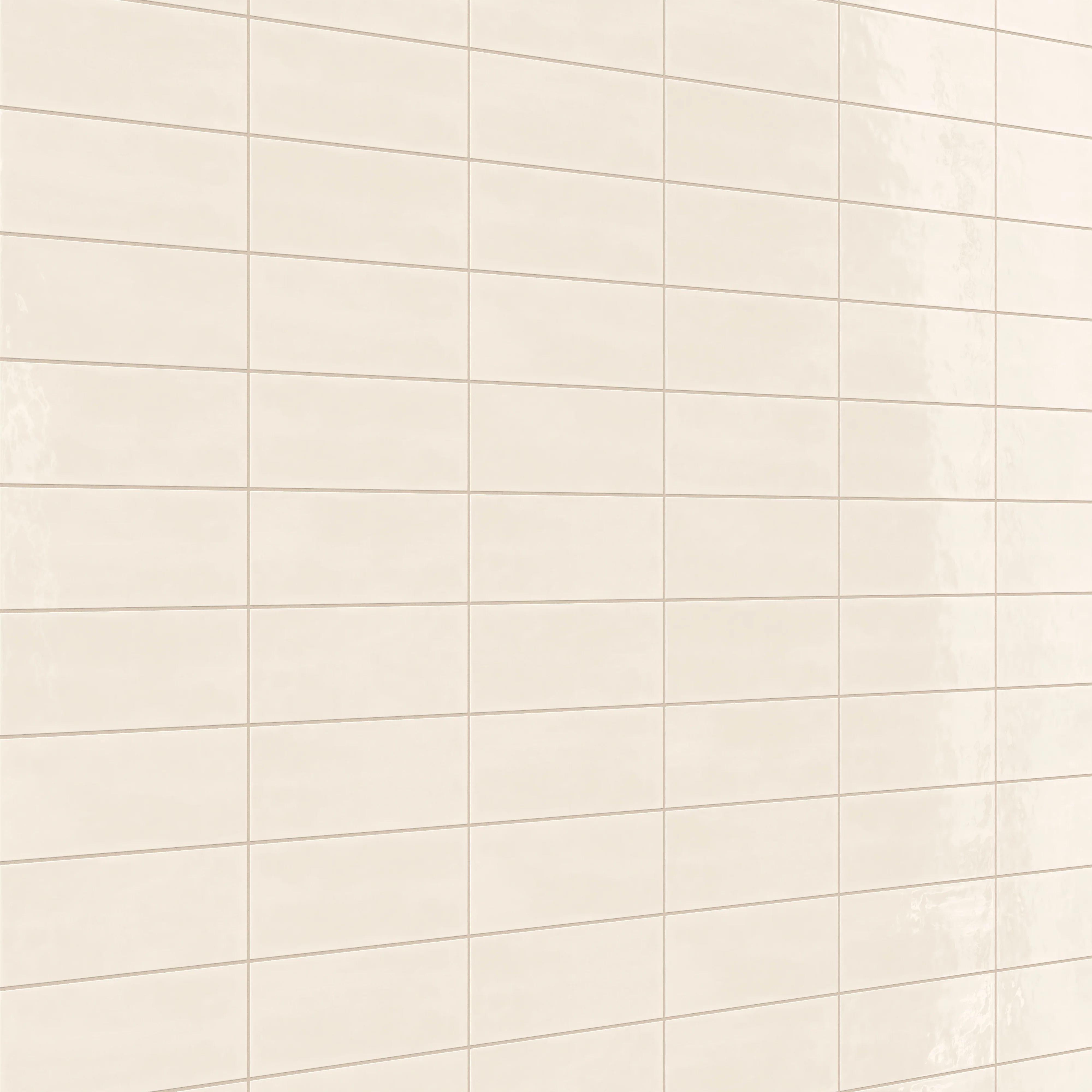 Josie 4 x 10 Glossy Ceramic Tile in Cream - Image 7