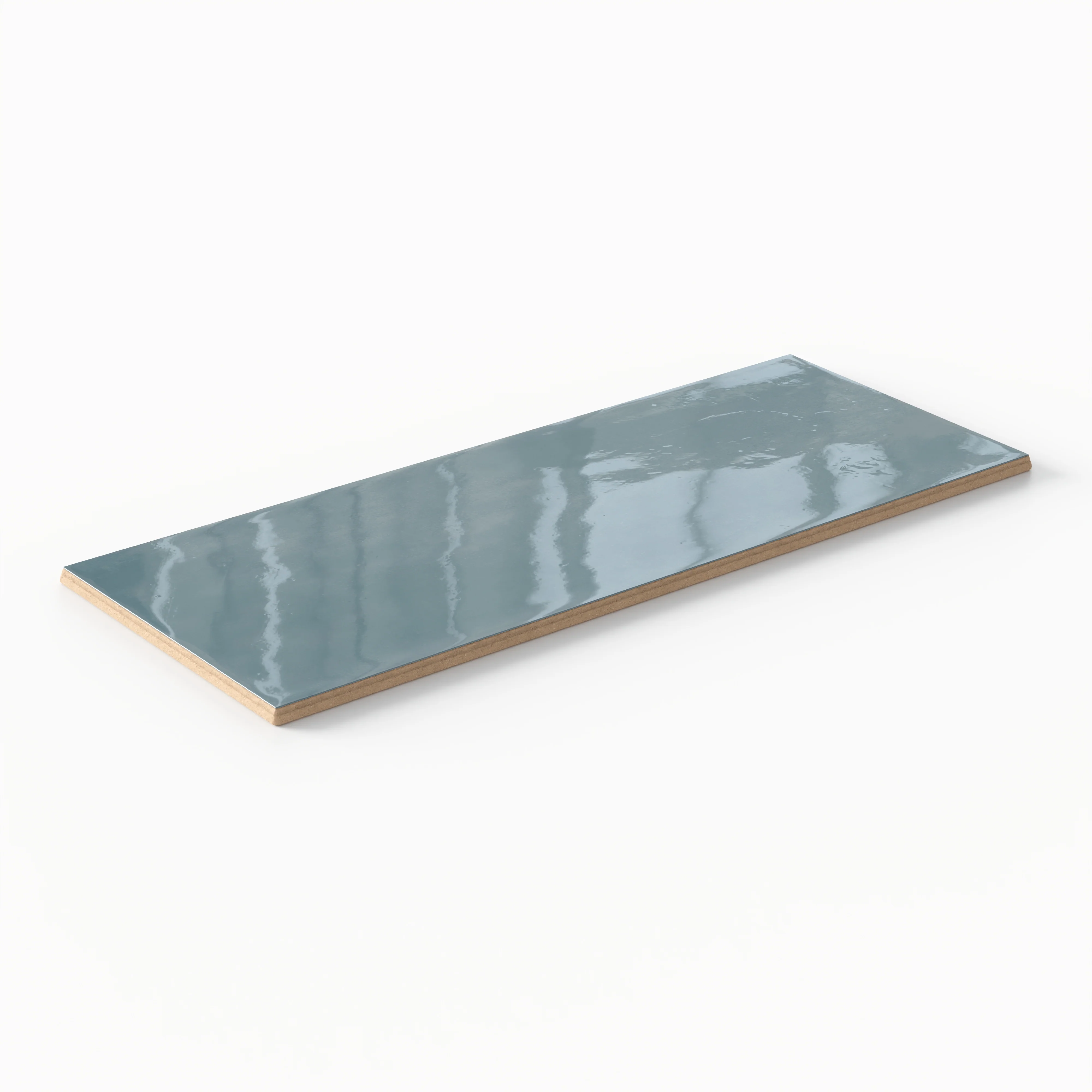 Josie 4 x 10 Glossy Ceramic Tile in Ocean - Image 3