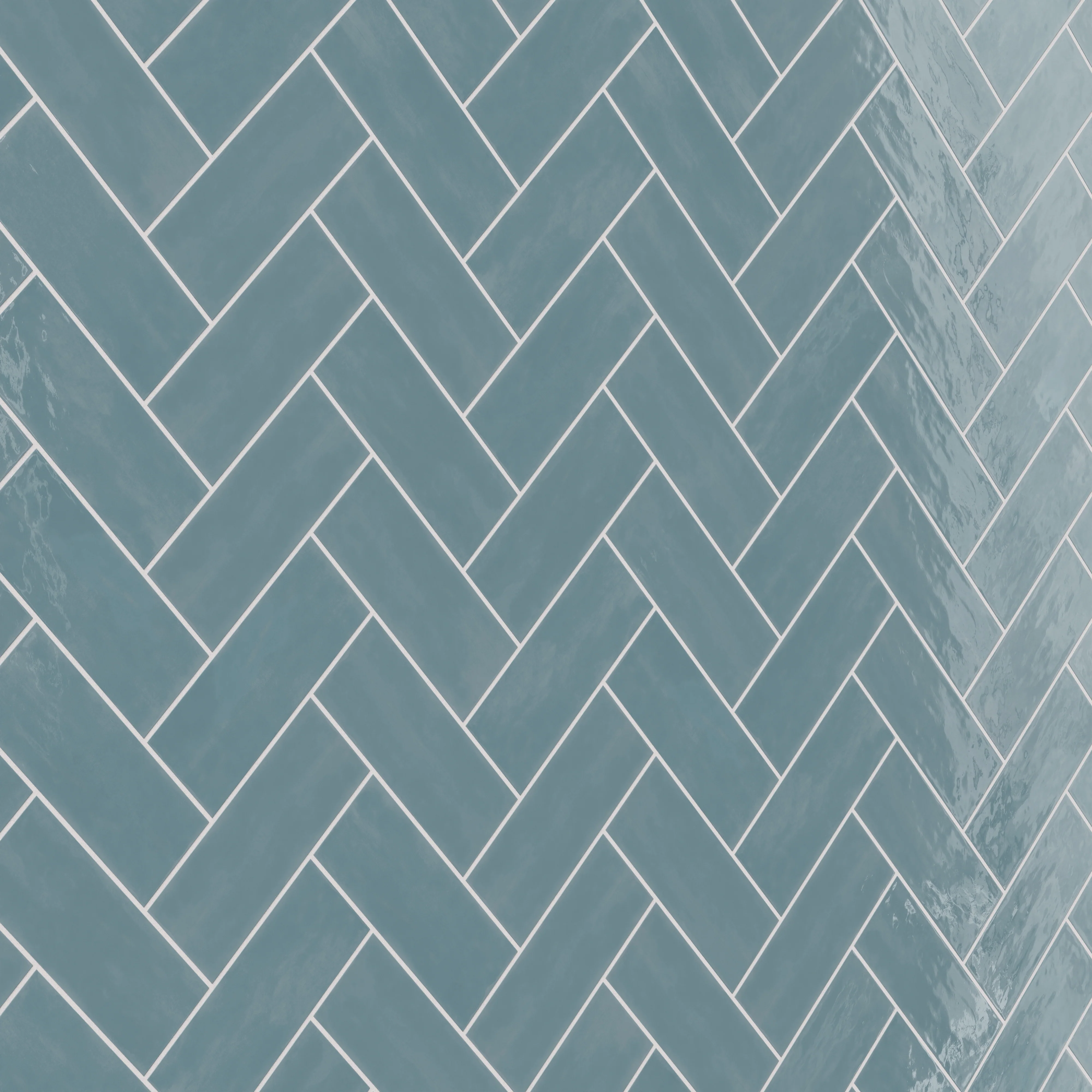 Josie 4 x 10 Glossy Ceramic Tile in Ocean - Image 9