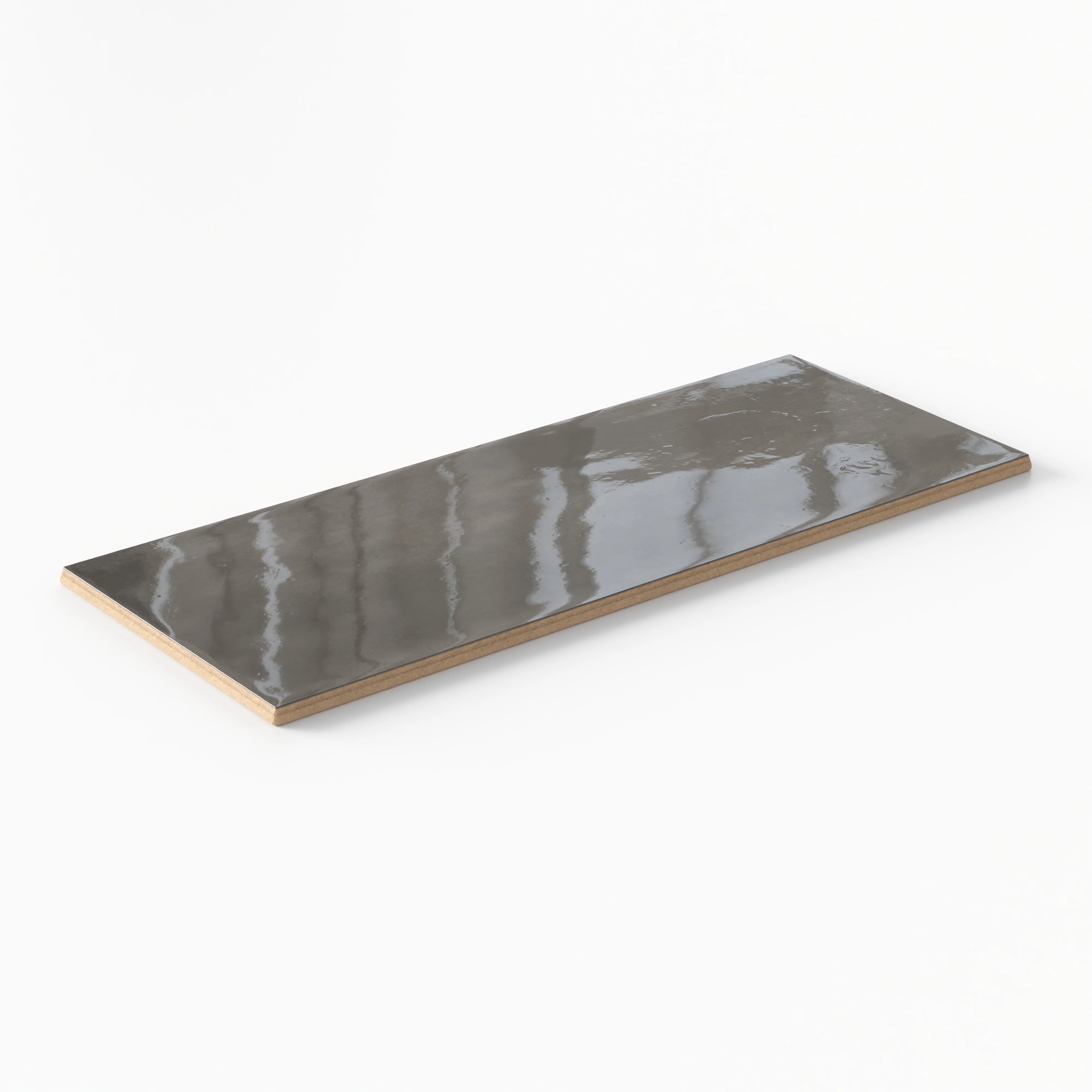 Josie 4 x 10 Glossy Ceramic Tile in Taupe - Image 3