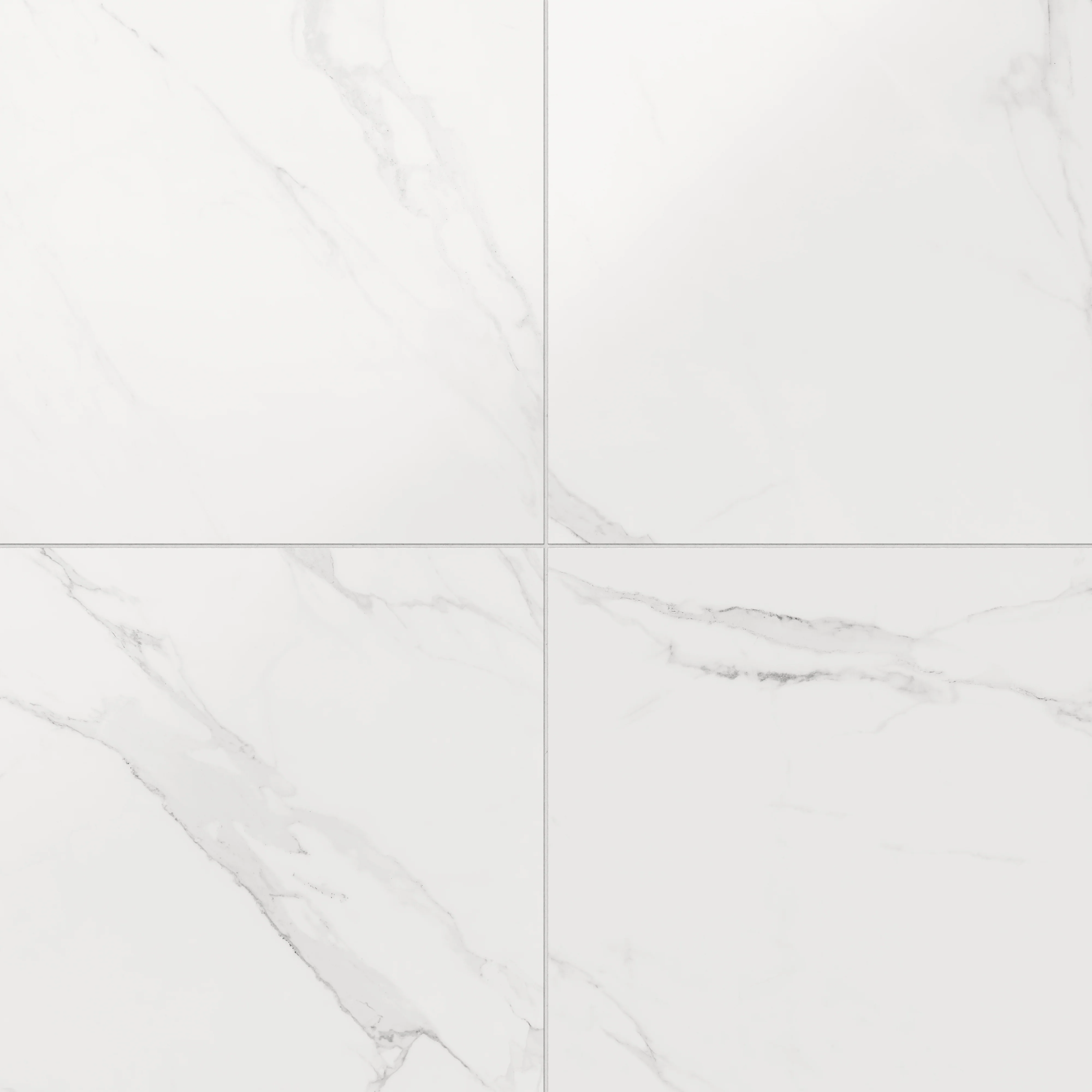 Julianna 24 x 24 Satin Porcelain Tile in Carrara