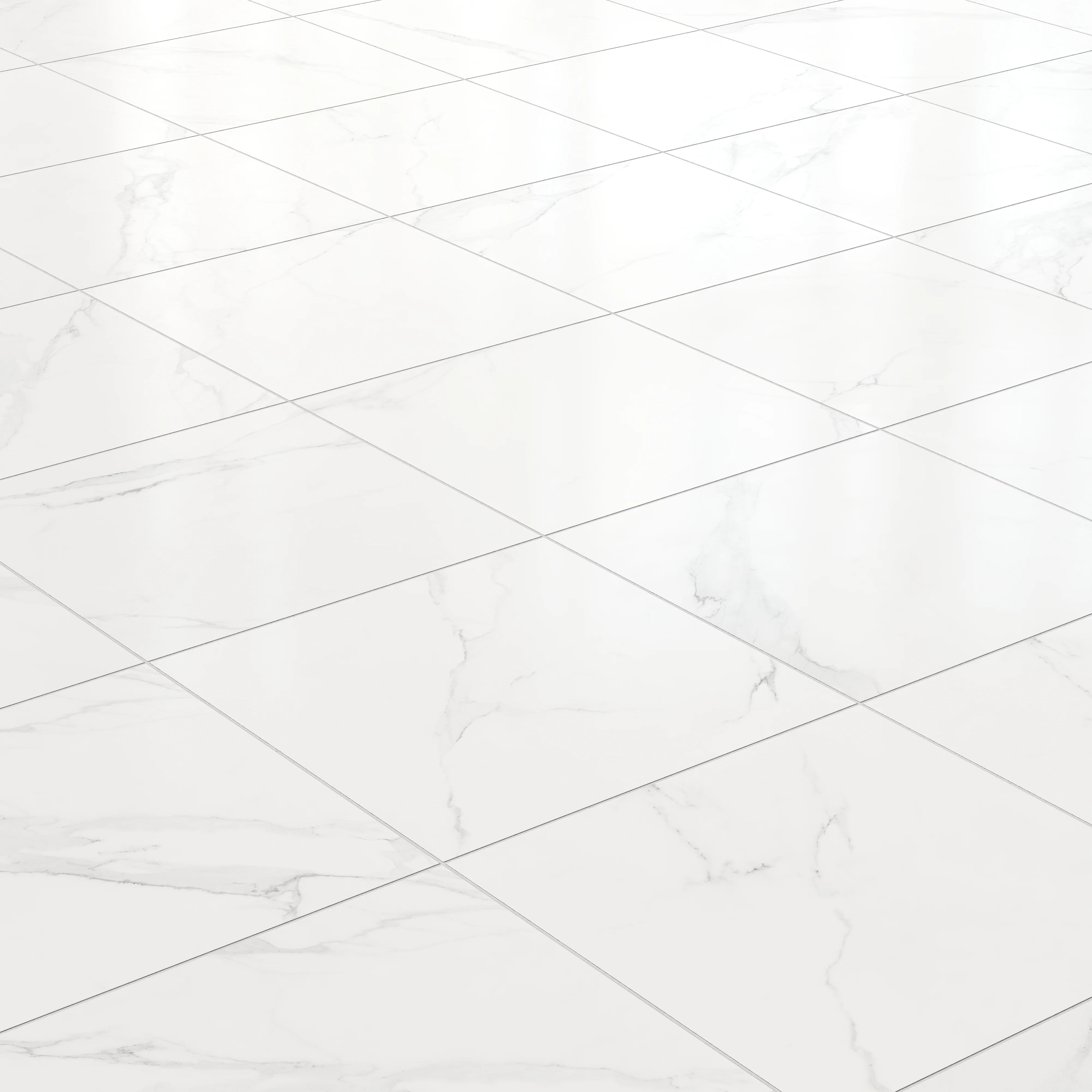 Julianna 24 x 24 Satin Porcelain Tile in Carrara - Image 4