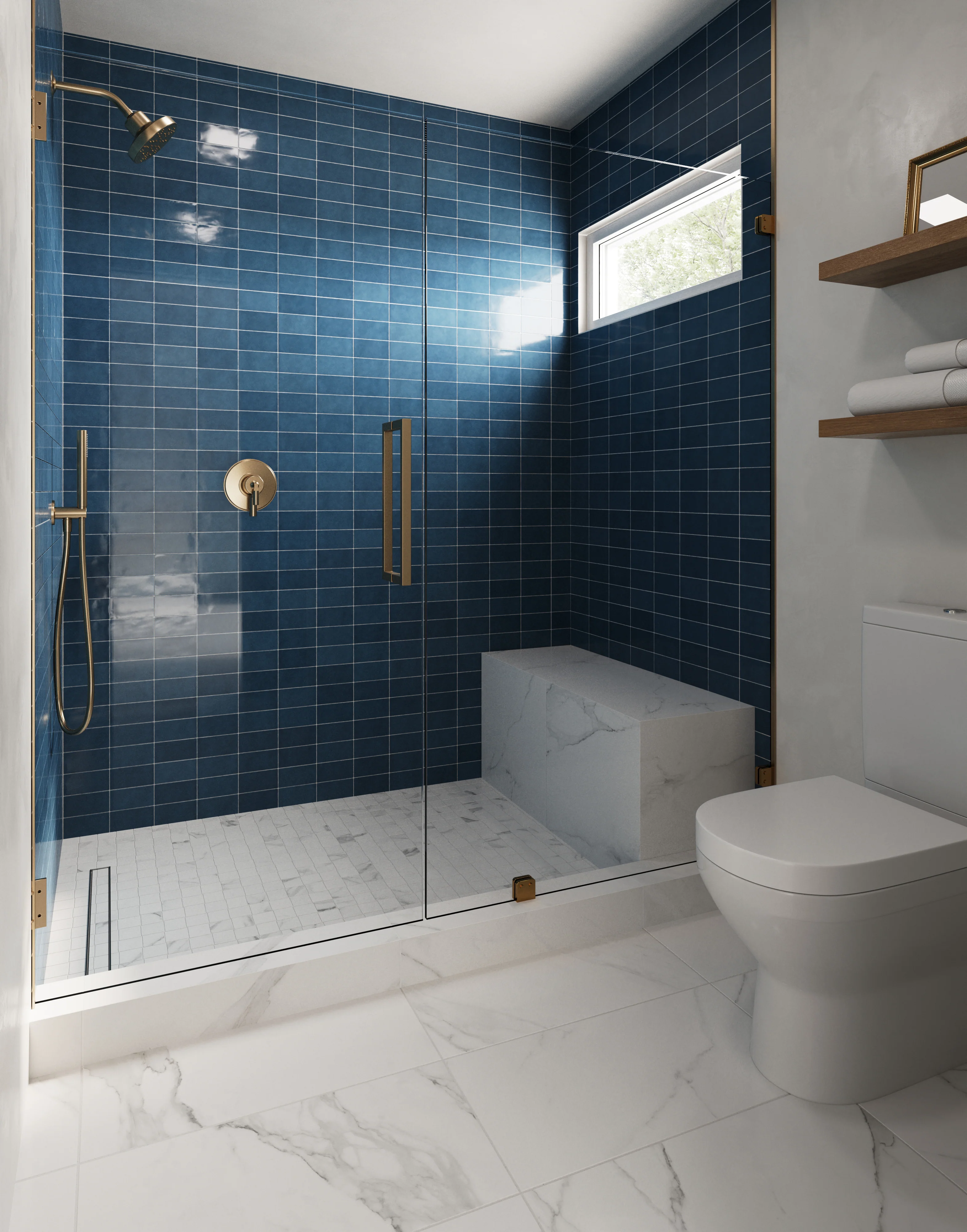 Julianna 2 x 2 Satin Porcelain Mosaic Tile in Carrara - Image 2