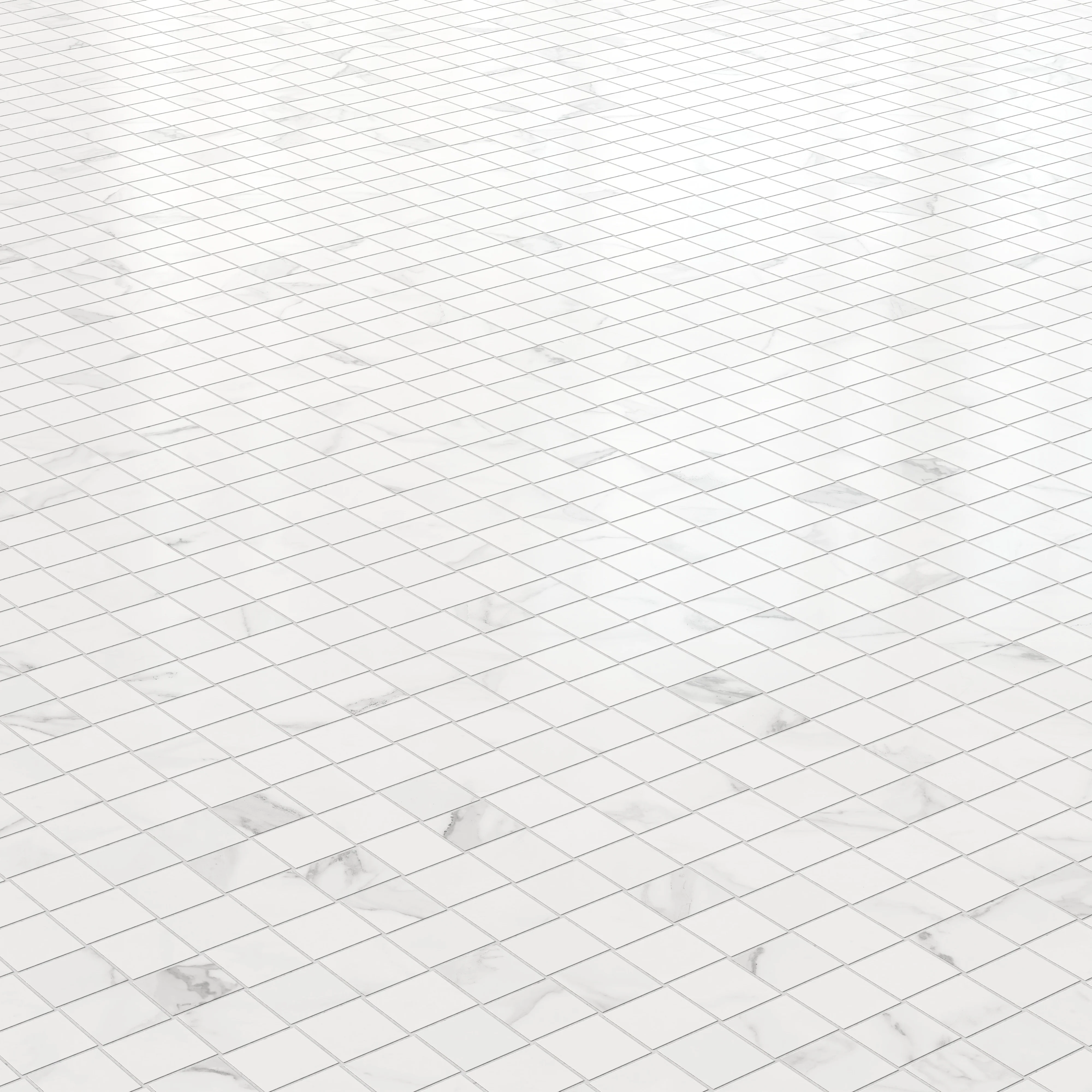 Julianna 2 x 2 Satin Porcelain Mosaic Tile in Carrara - Image 4