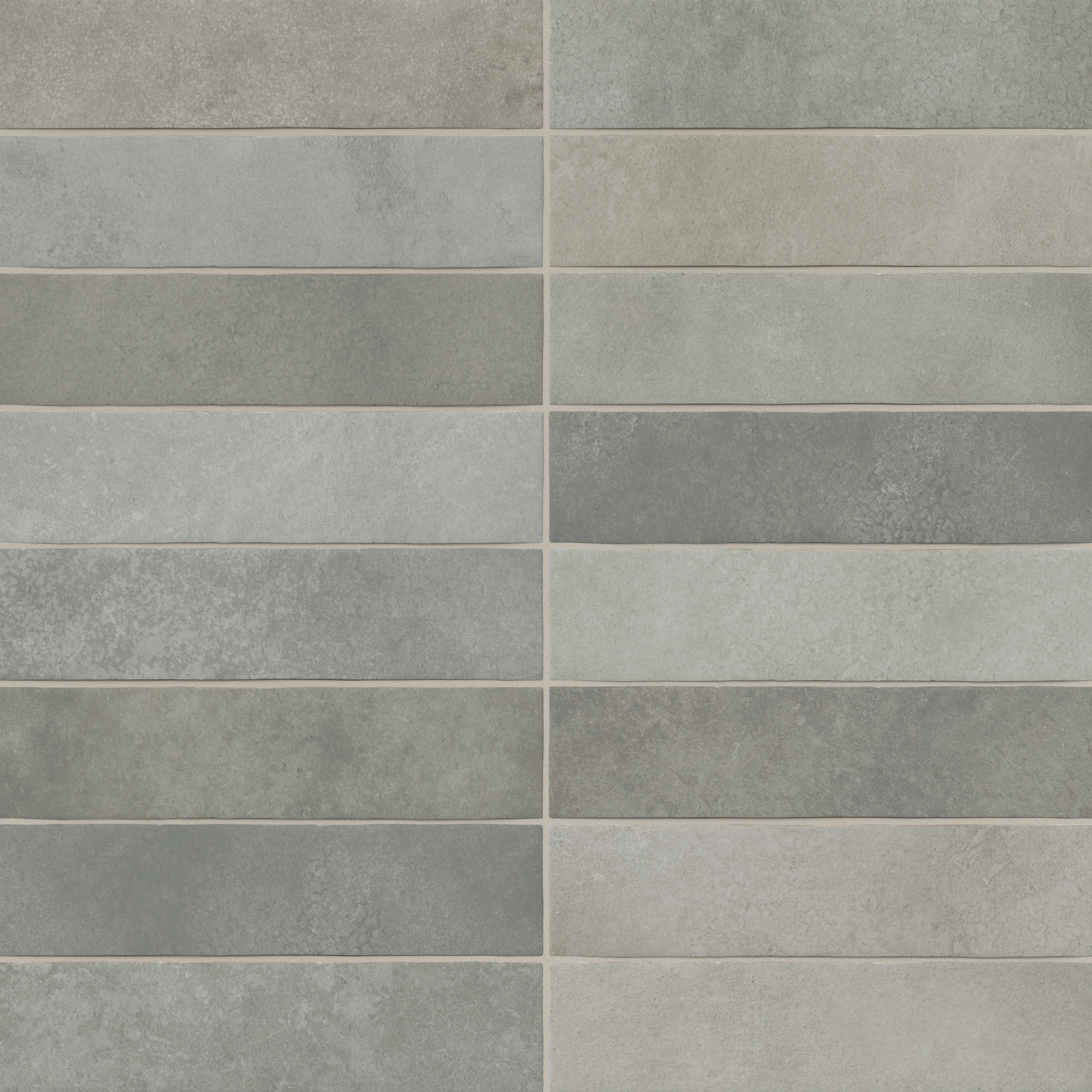 Juliet 2.5 x 10 Matte Porcelain Tile in Charcoal