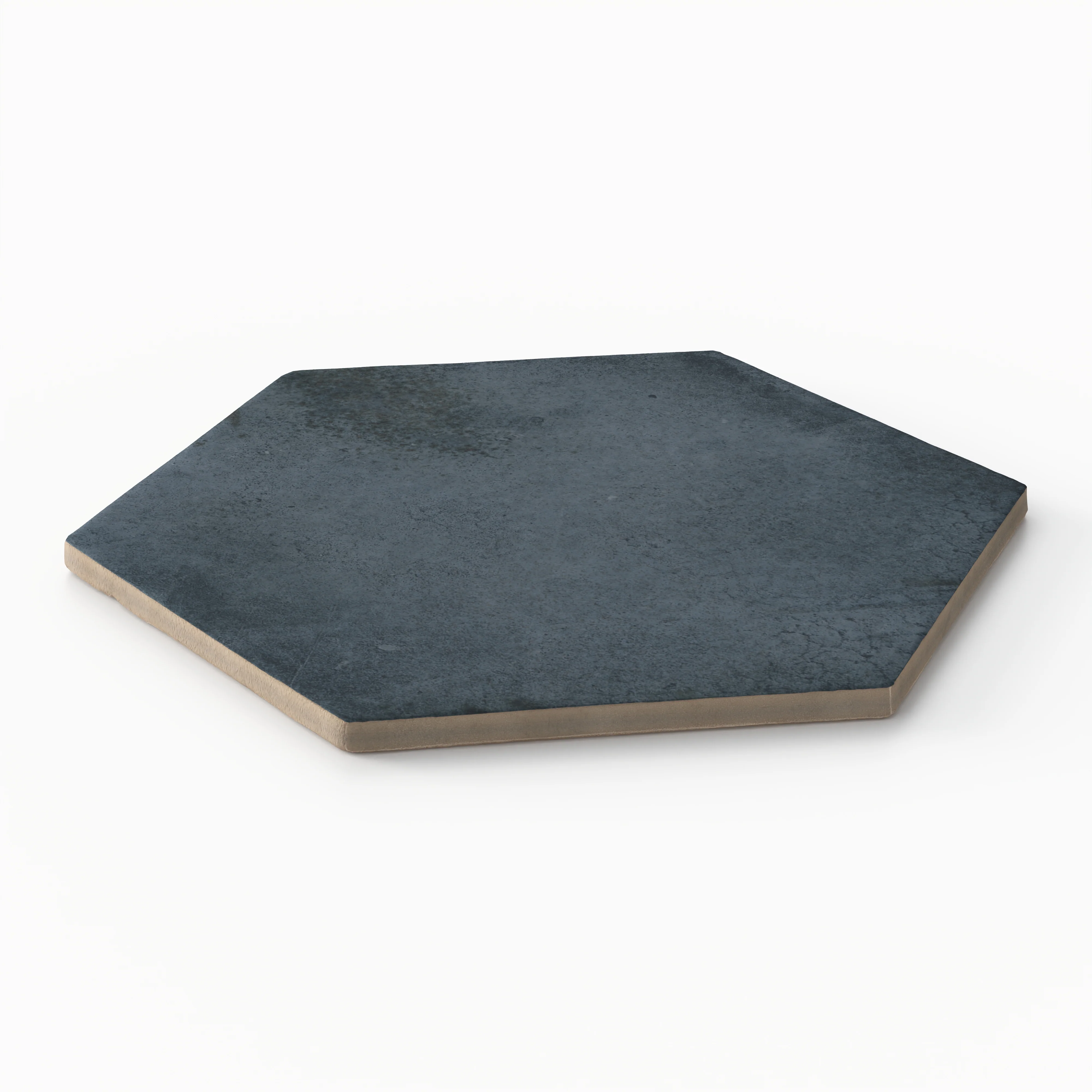 Juliet 7 x 8 Hexagon Matte Porcelain Tile in Denim - Image 4